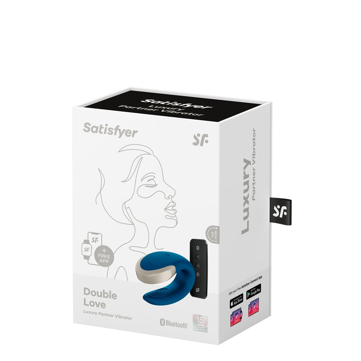 Massaggiatore di Coppia Satisfyer Double Love Azzurro