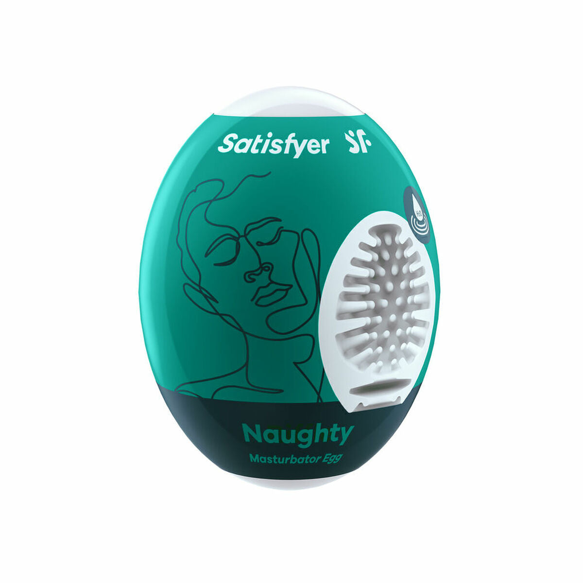 Masturbatore Uovo Satisfyer Naughty Verde