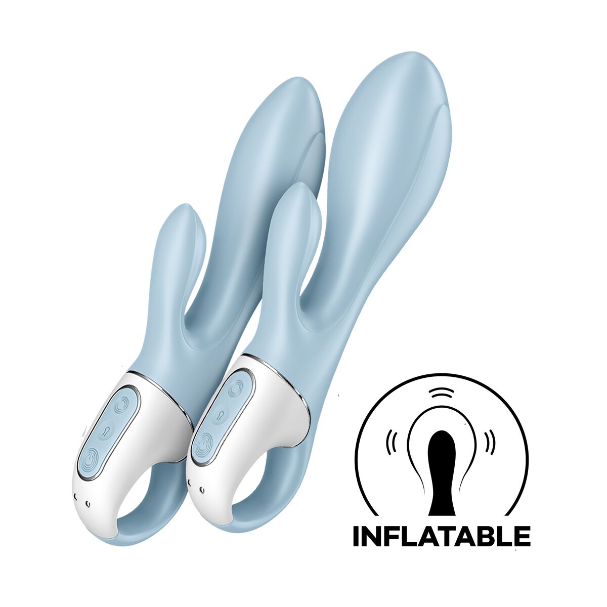 Vibratore Doppia Stimolazione Satisfyer Azzurro