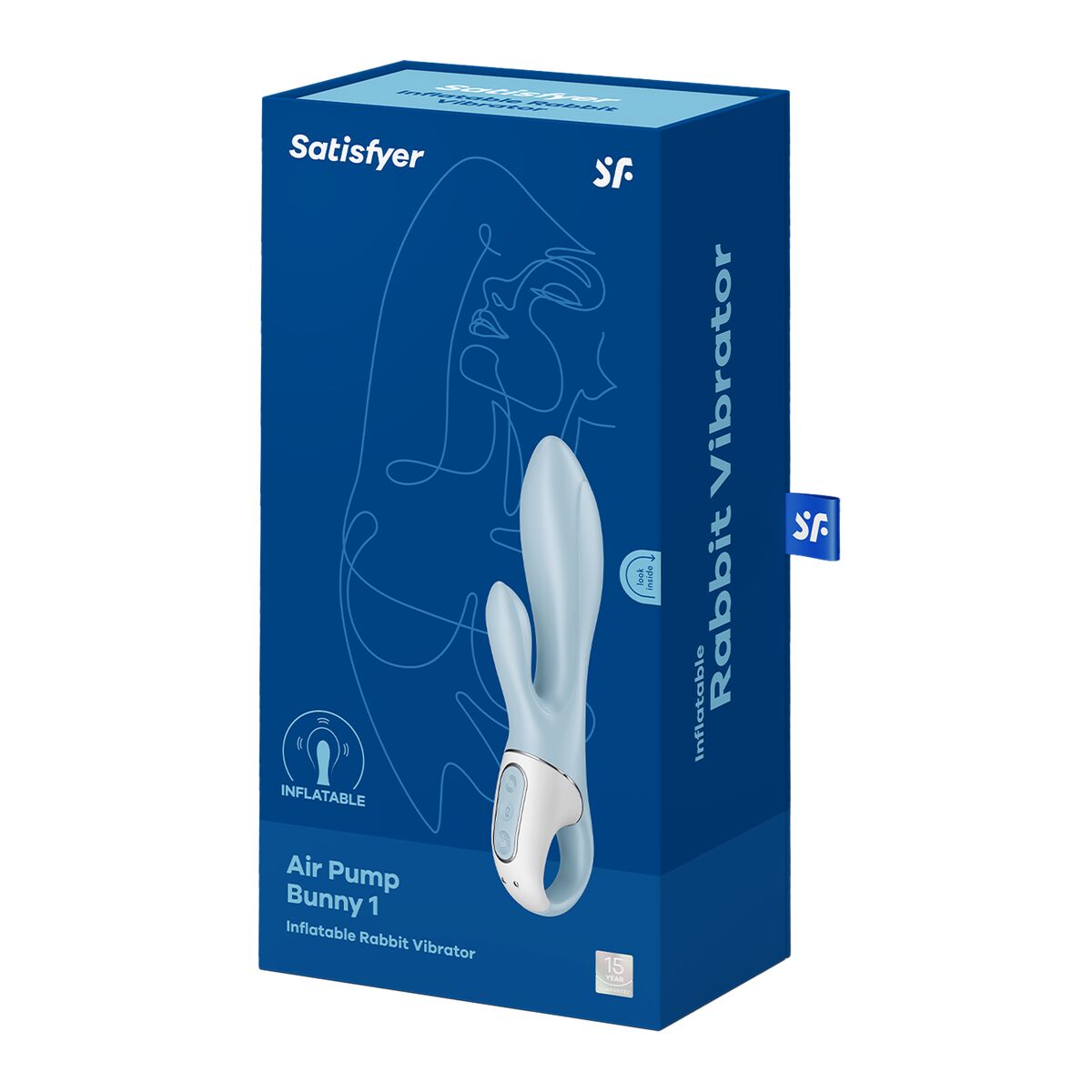 Vibratore Doppia Stimolazione Satisfyer Azzurro