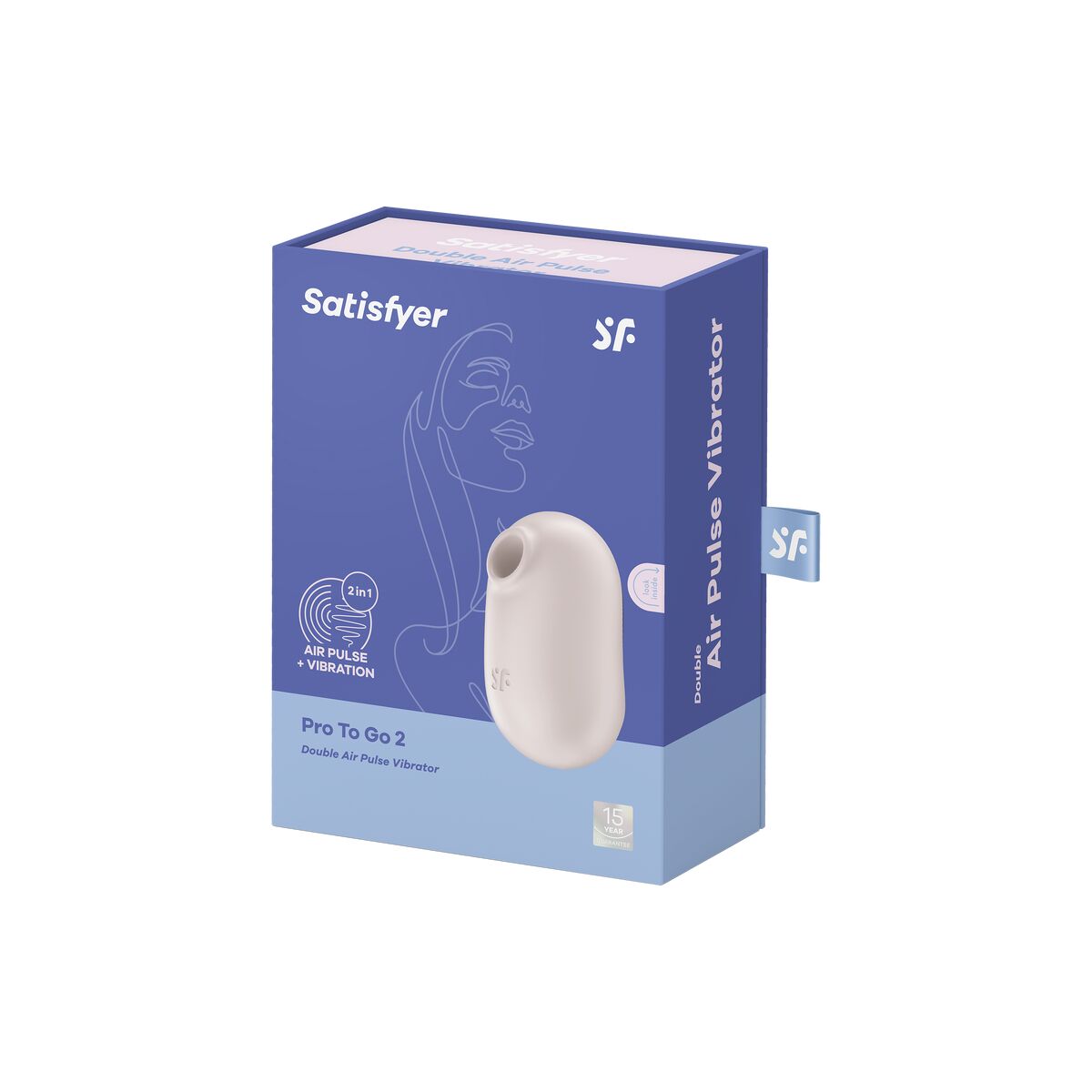 Succhia Clitoride Satisfyer Pro To Go 2 Bianco