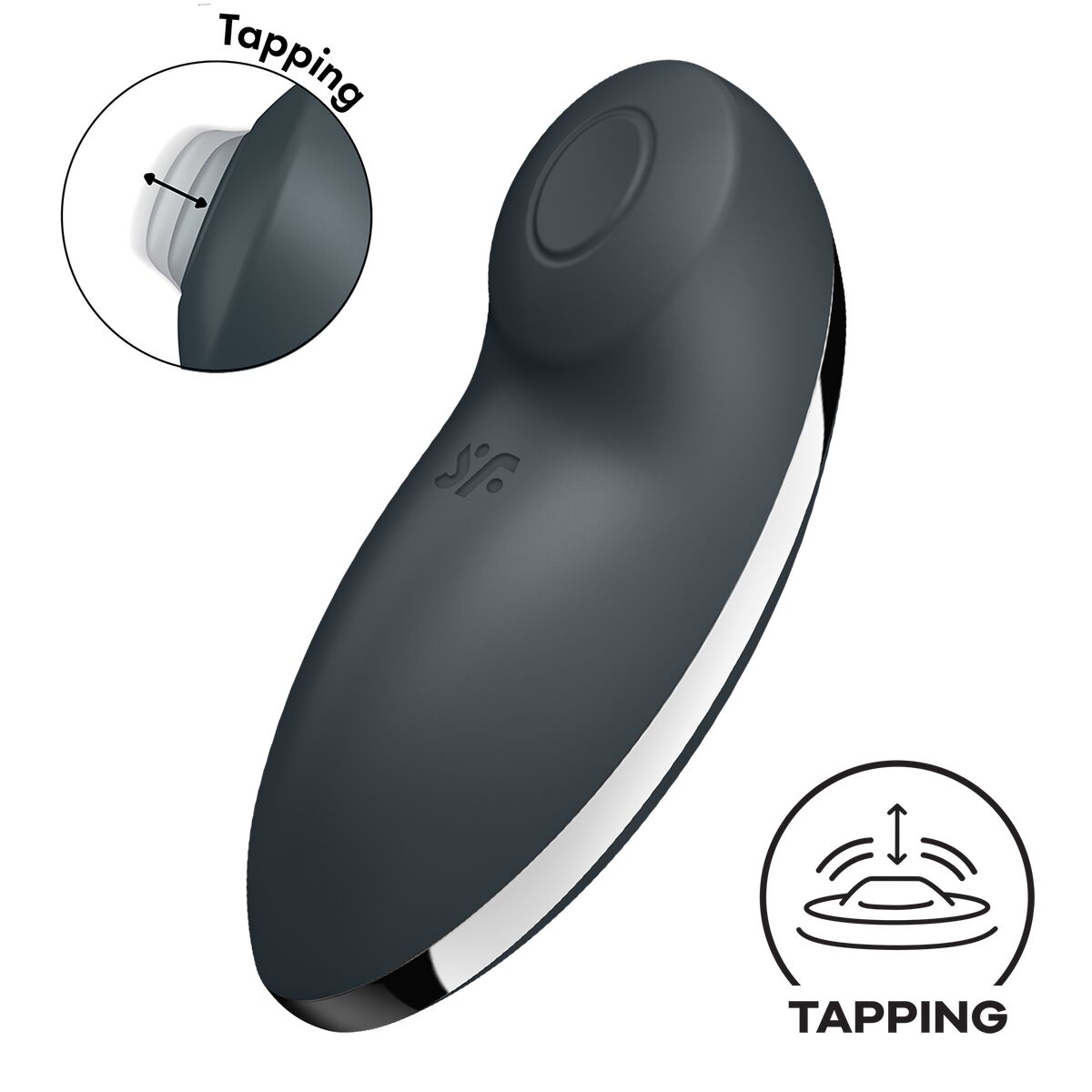 Massaggiatore erotico Satisfyer Grigio