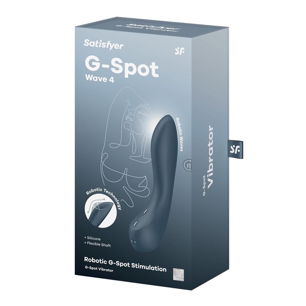 Vibratore per il Punto-G Satisfyer Blu scuro