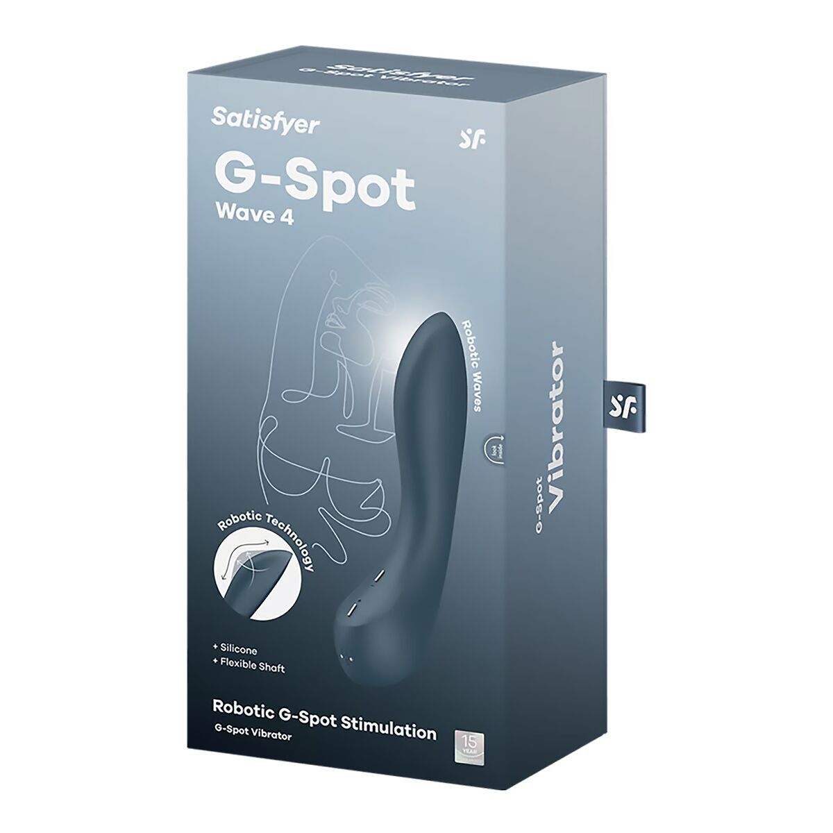 Vibratore per il Punto-G Satisfyer Blu scuro