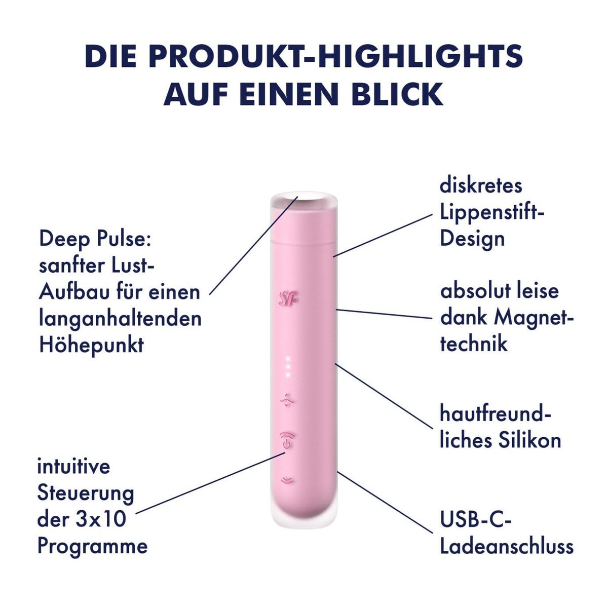 Succhia Clitoride Satisfyer Rosso