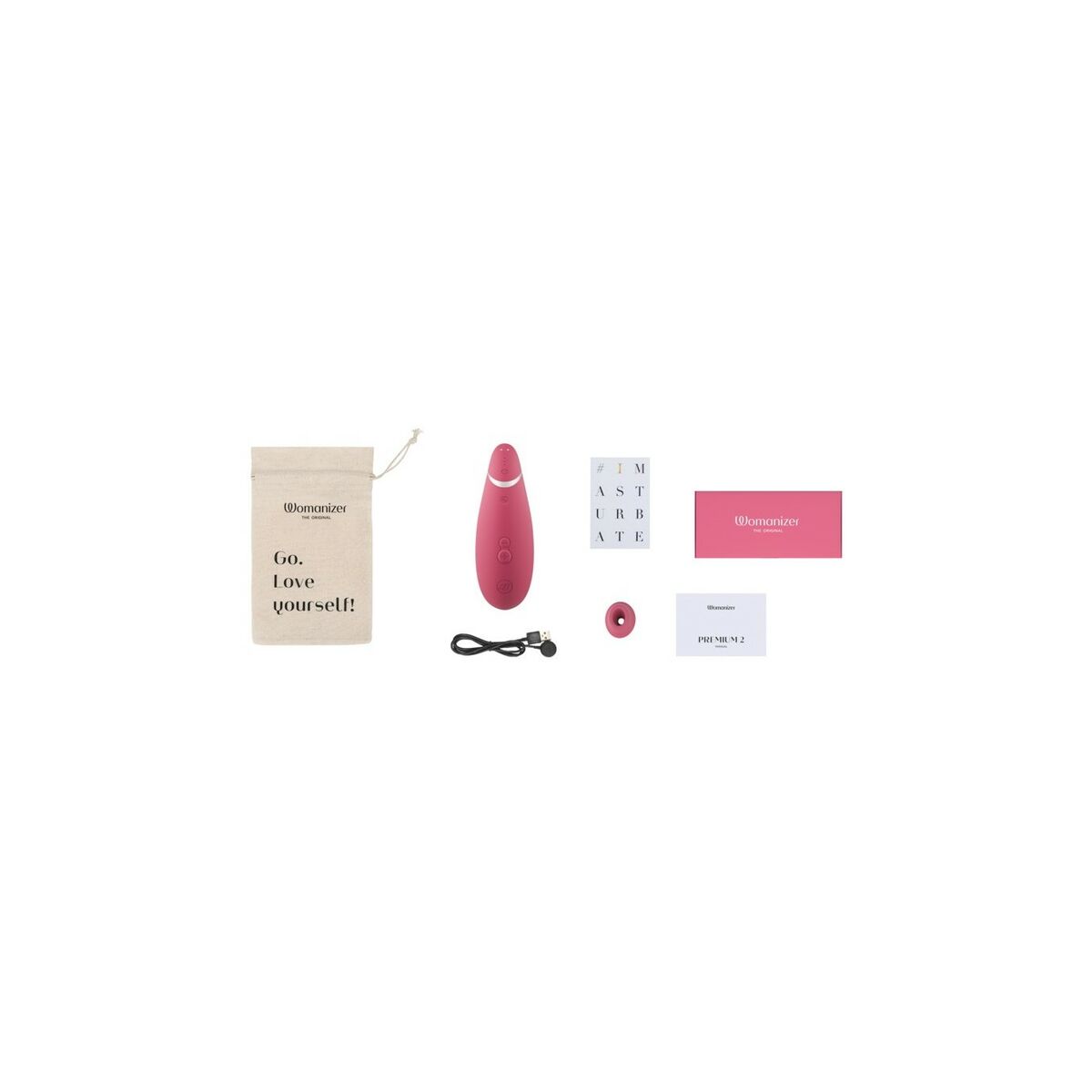 Vibratore Womanizer WOM163-RASPBERRY Bordeaux
