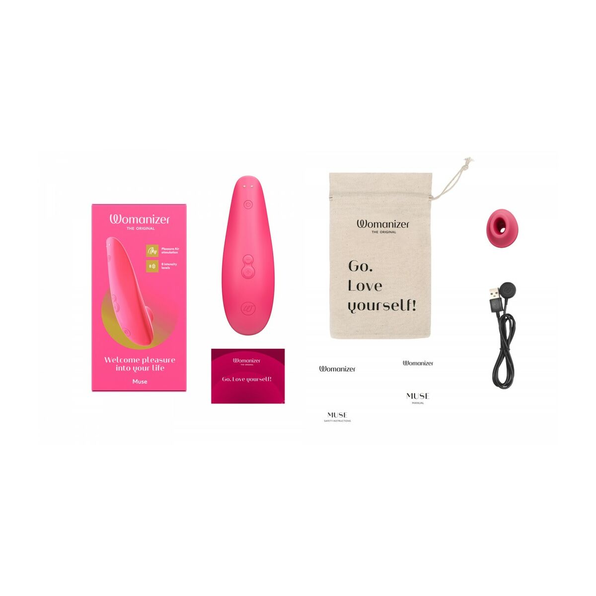 Succhia Clitoride Womanizer Rosa