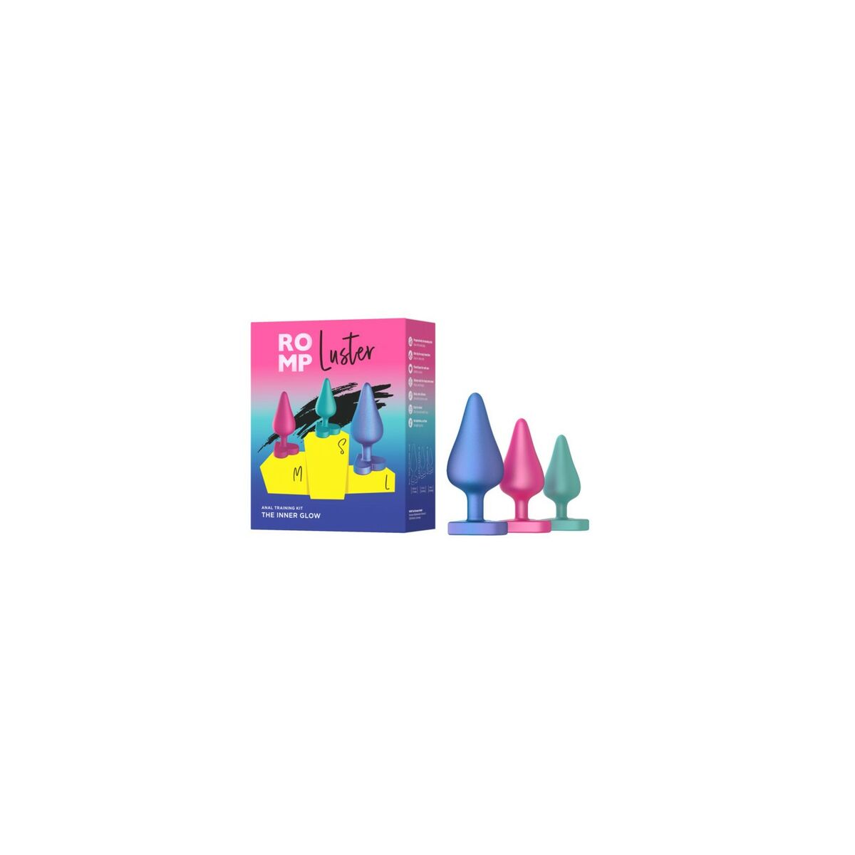 Plug Anale Romp (6,4 cm) (7,6 cm) (5,5 cm)