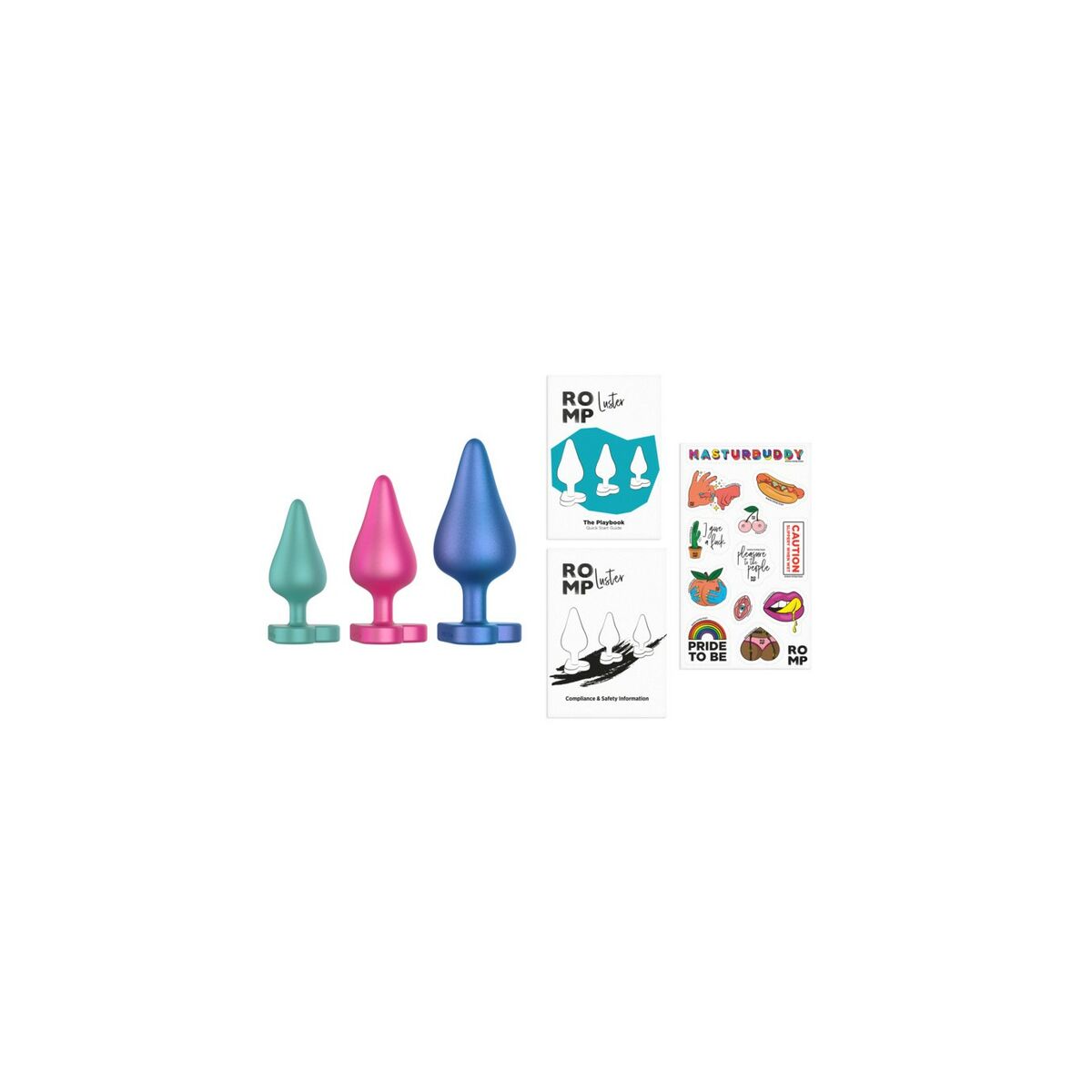 Plug Anale Romp (6,4 cm) (7,6 cm) (5,5 cm)