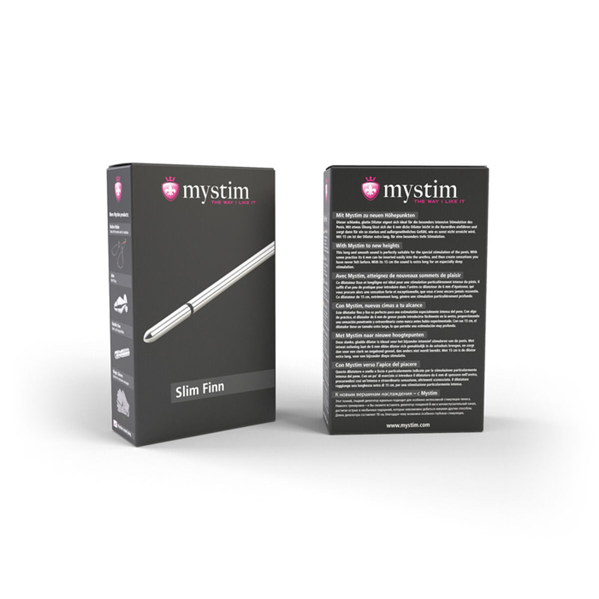 Sonda Uretrale Thin Finn Mystim MS46190 Argentato