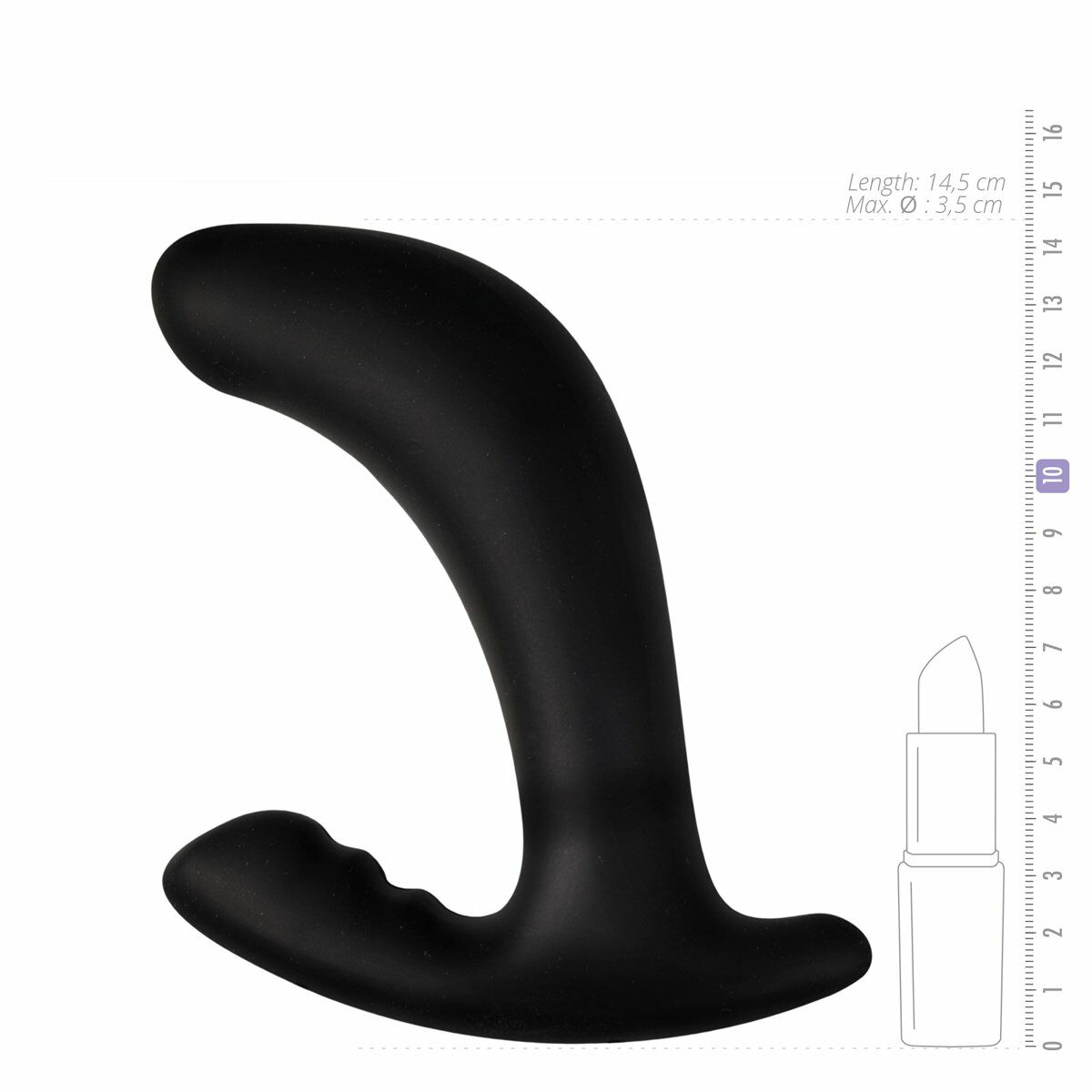 Stimolatore Prostata Twisting Tom Electrosex Mystim MS46460 Nero