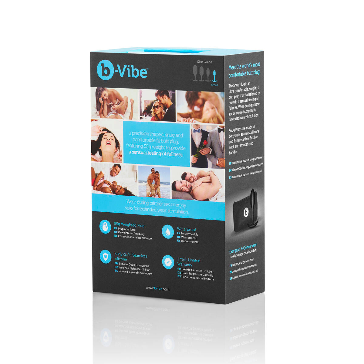Butt Plug Snug Plug 1 Nero B-Vibe 96724