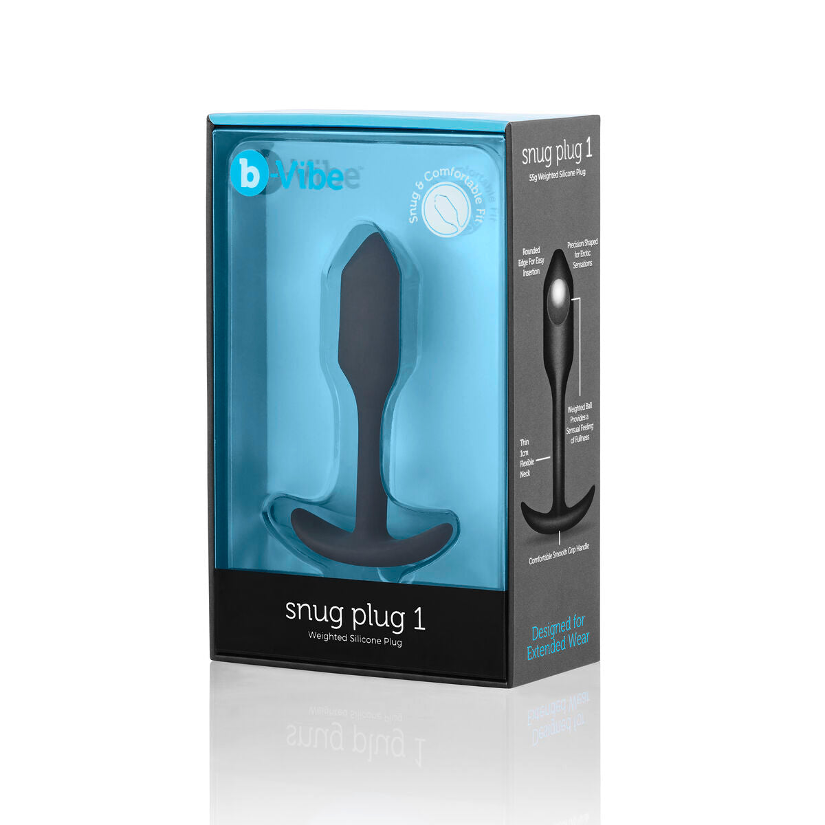 Butt Plug Snug Plug 1 Nero B-Vibe 96724