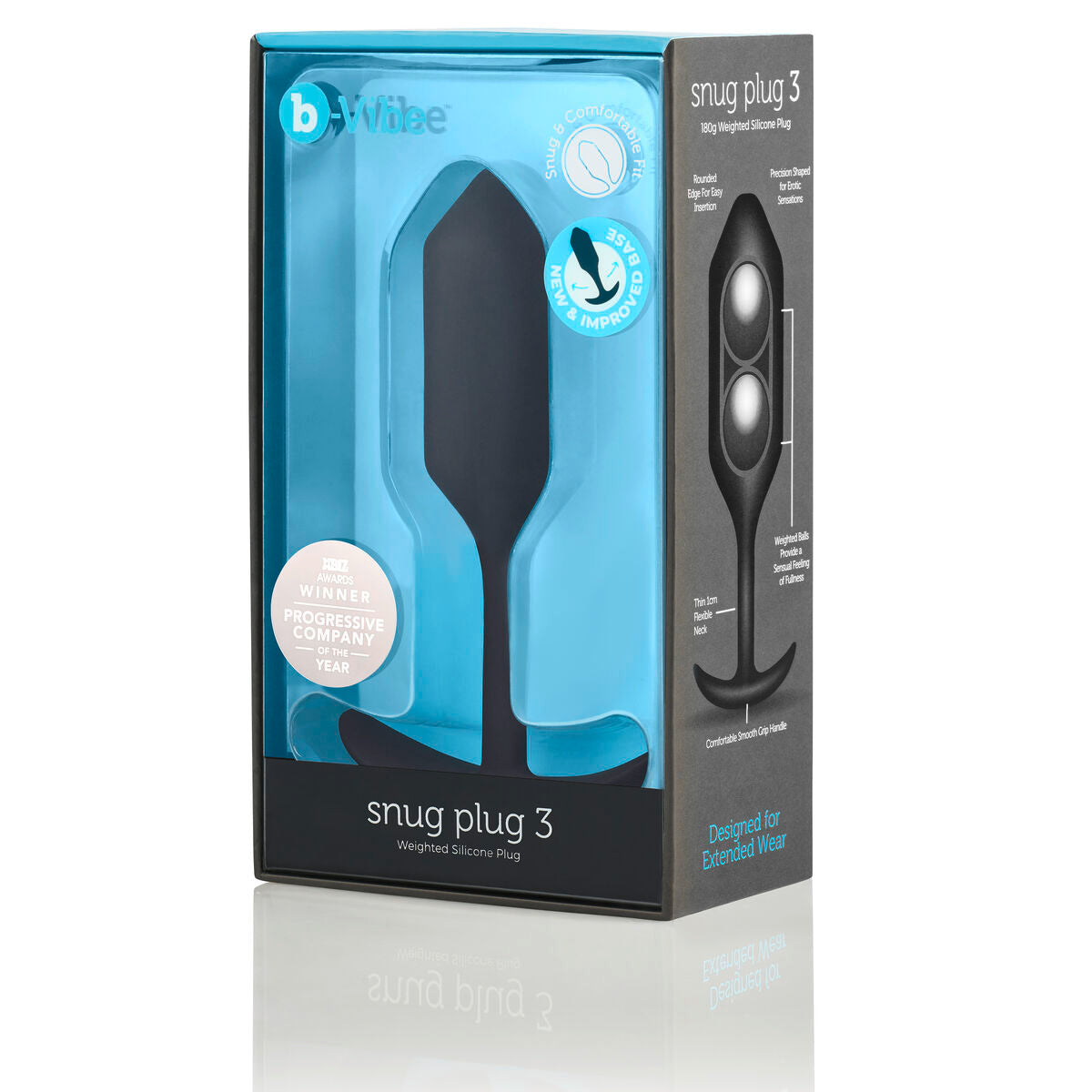 Butt Plug Snug Plug 3 Nero B-Vibe SNUG PLUG 3 Nero