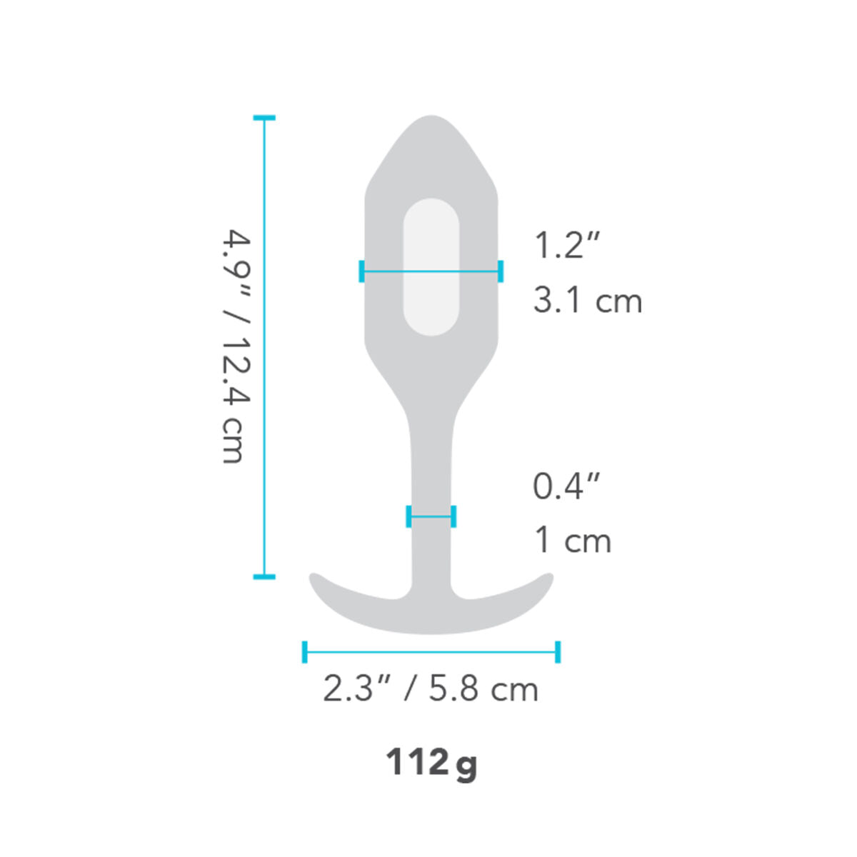 Butt Plug Snug M B-Vibe Vibrating Rosa