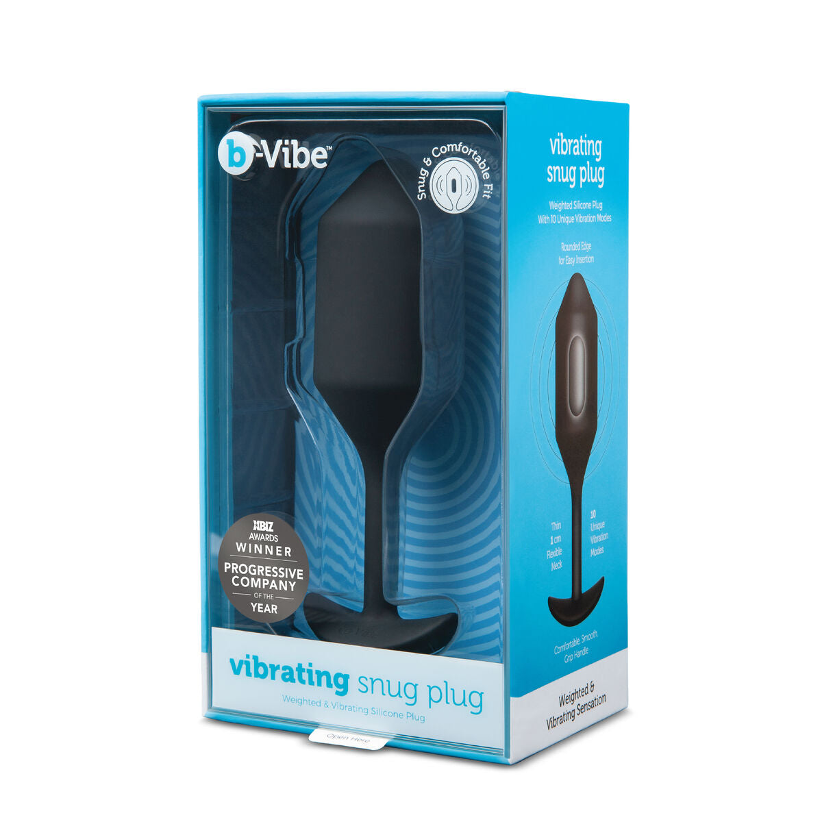Butt Plug Snug XL B-Vibe Vibrating Nero