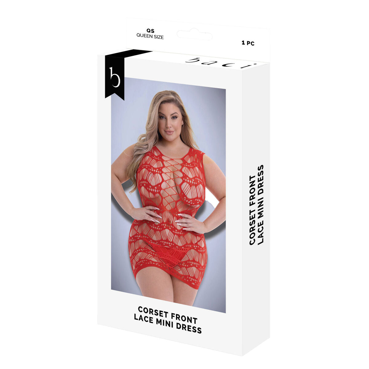 Vestito Baci Lingerie Rosso (Queen size)
