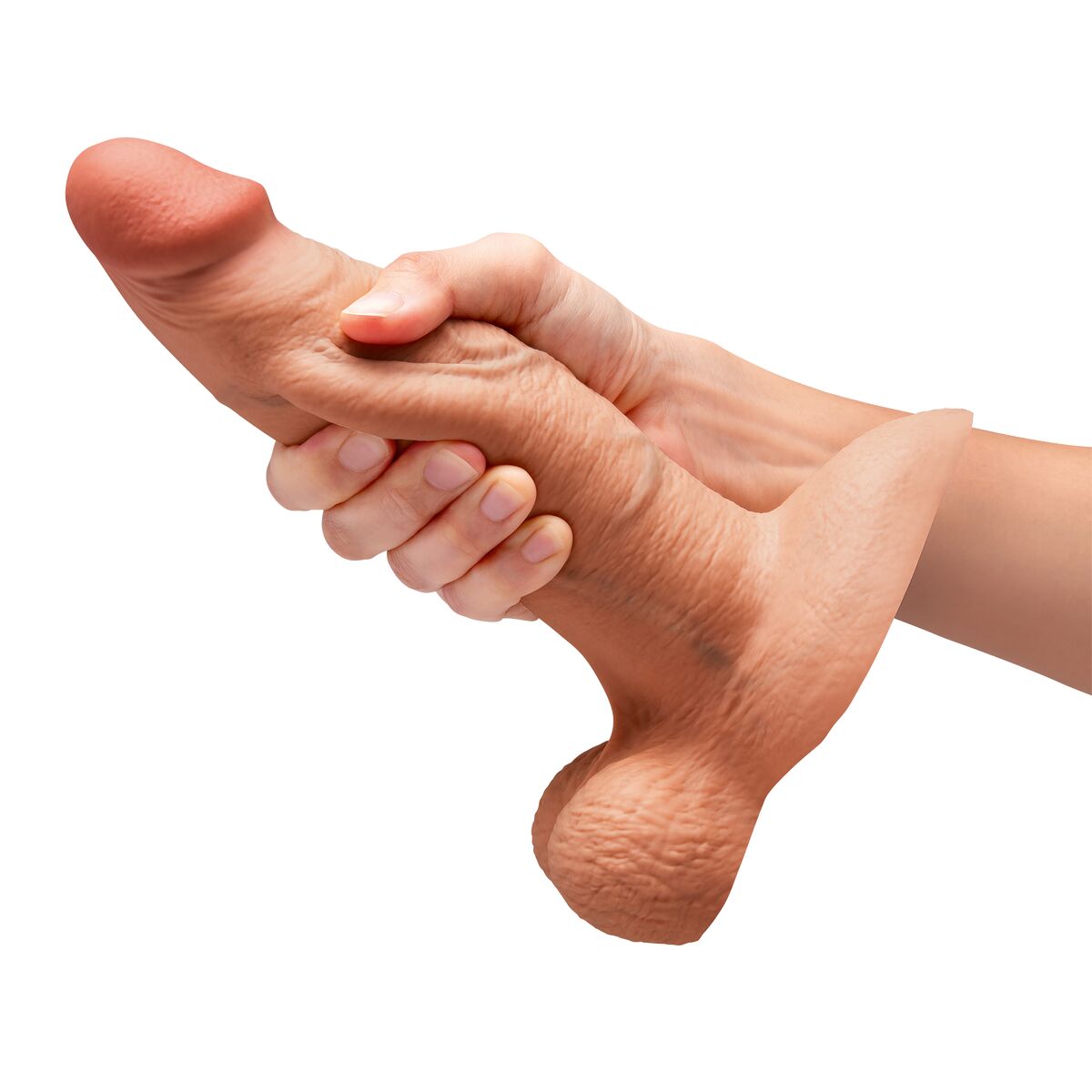 Dildo Realistico B-Vibe Silicone Ø 6,4-10,2 cm (17,5 cm)