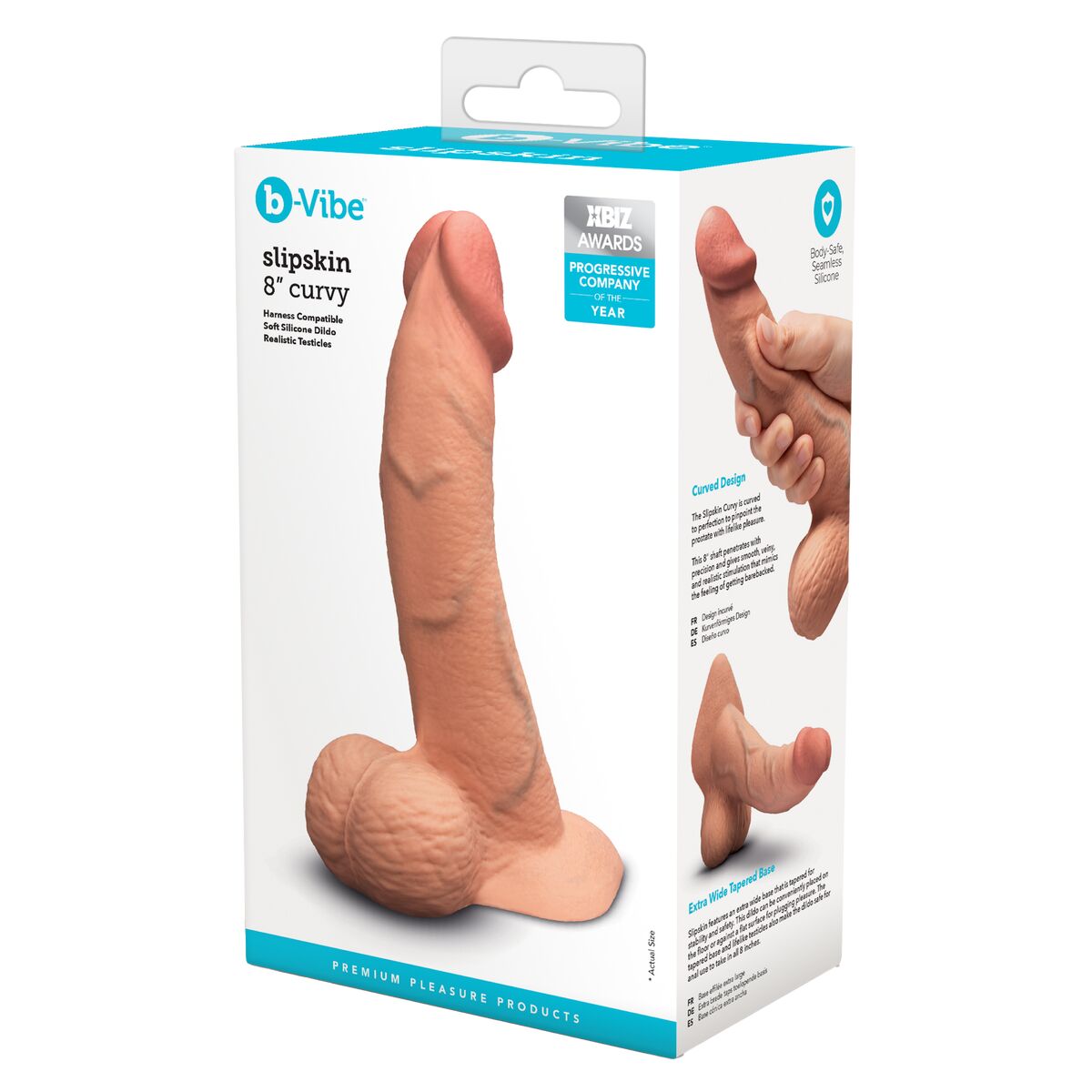 Dildo Realistico B-Vibe Silicone Ø 4 cm (15,2 cm)