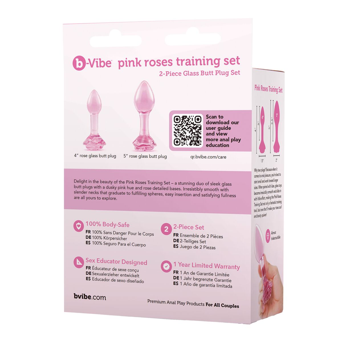 Plug Anale B-Vibe Rosa