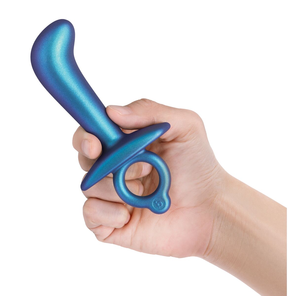 Plug Anale B-Vibe Azzurro (7,6 cm)