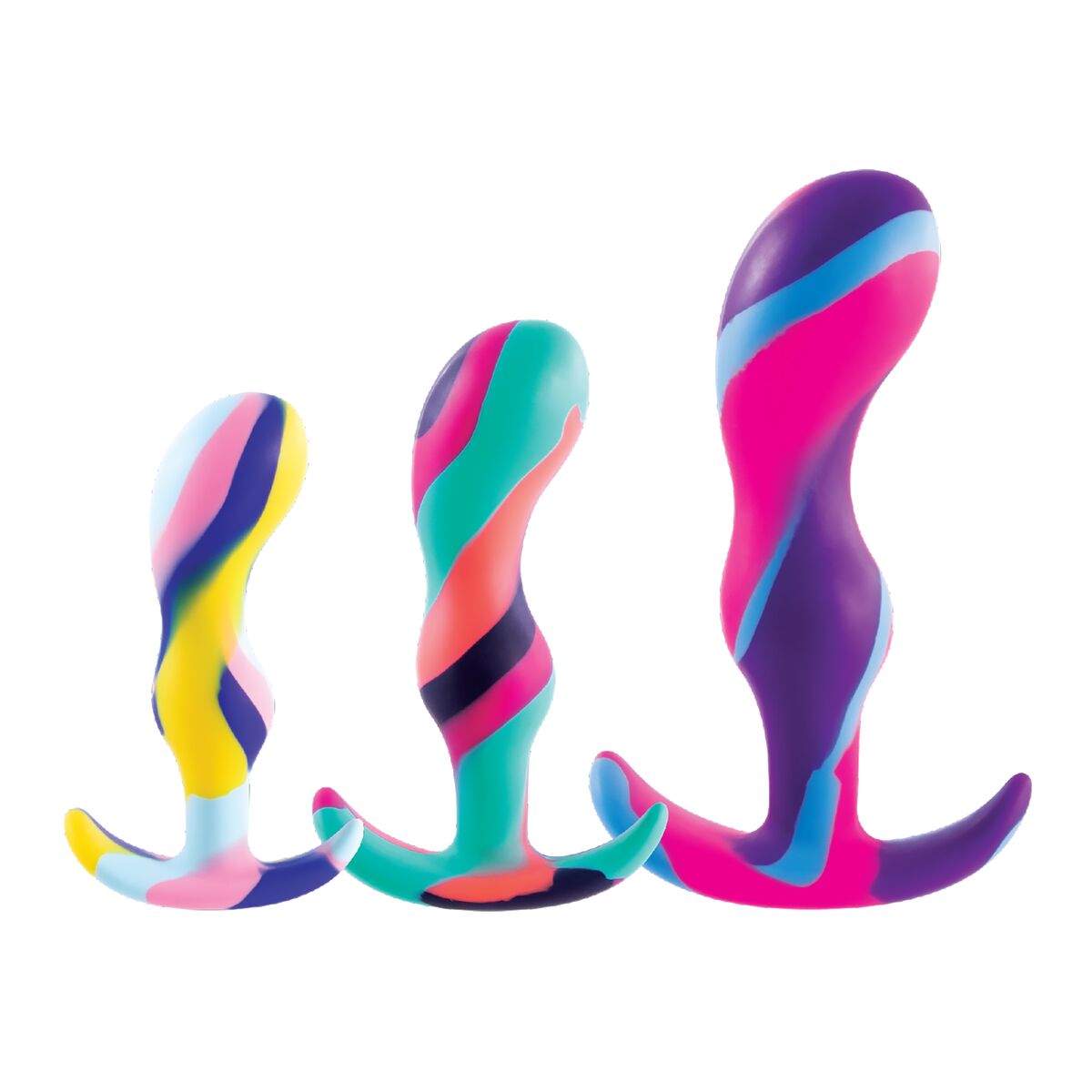 Plug Anale NMC Multicolore (8,9 cm) (12,7 cm) (10,1 cm)