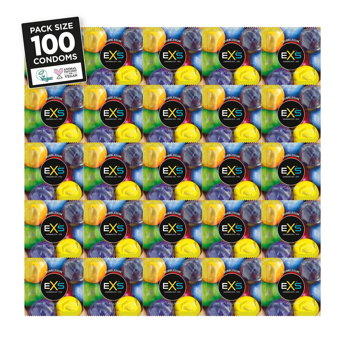 Preservativi EXS Chewing Gum 100 Unità