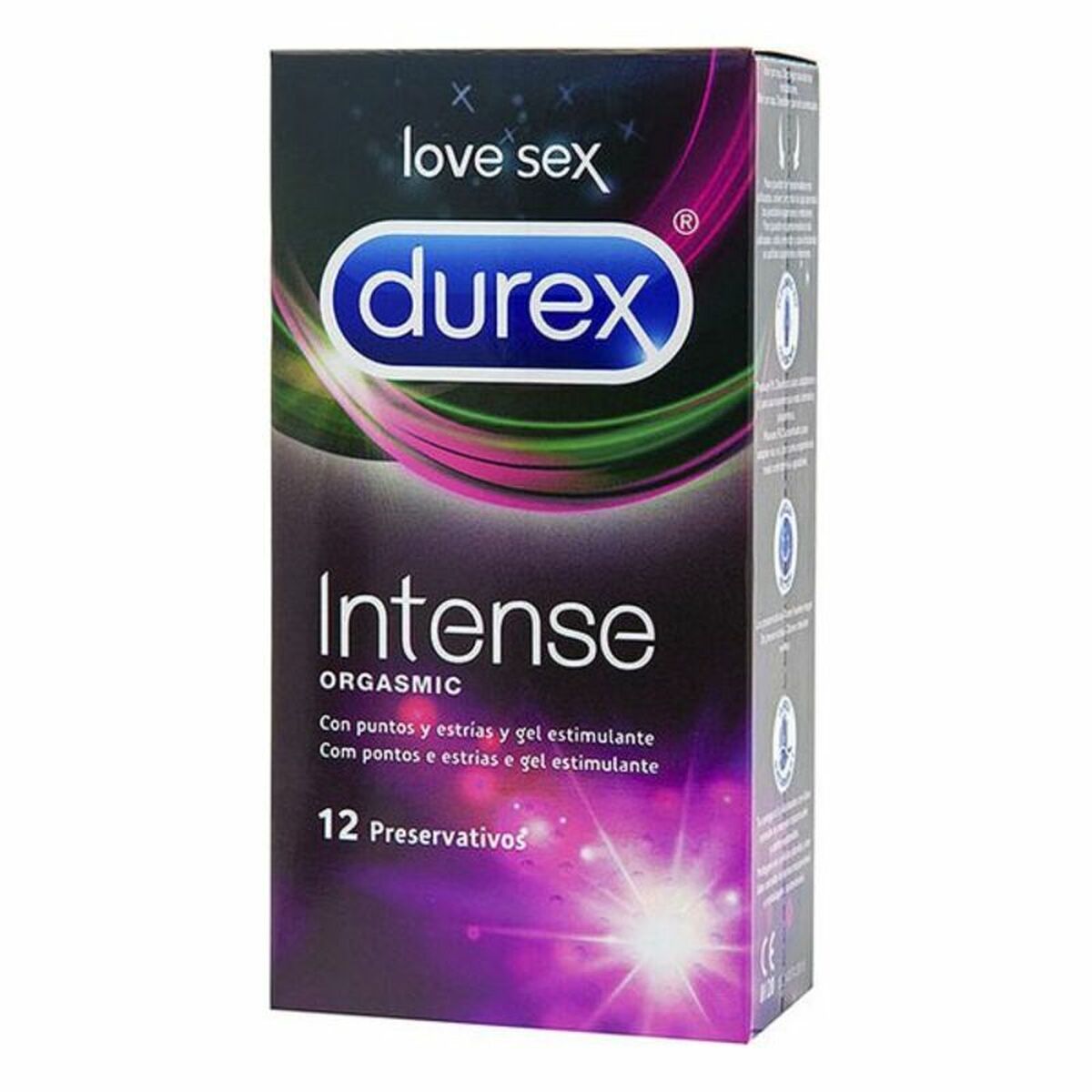 Preservativi Durex Intense Ø 5,6 cm (12 uds)