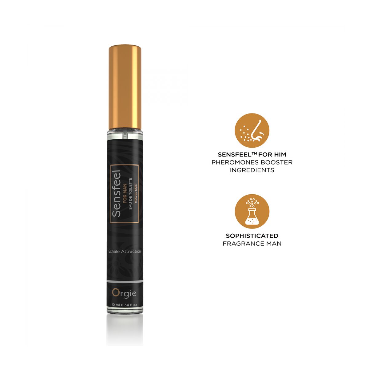 Eau de Parfum Rejouissance da Uomo Orgie 10 ml Con feromoni Sensfeel