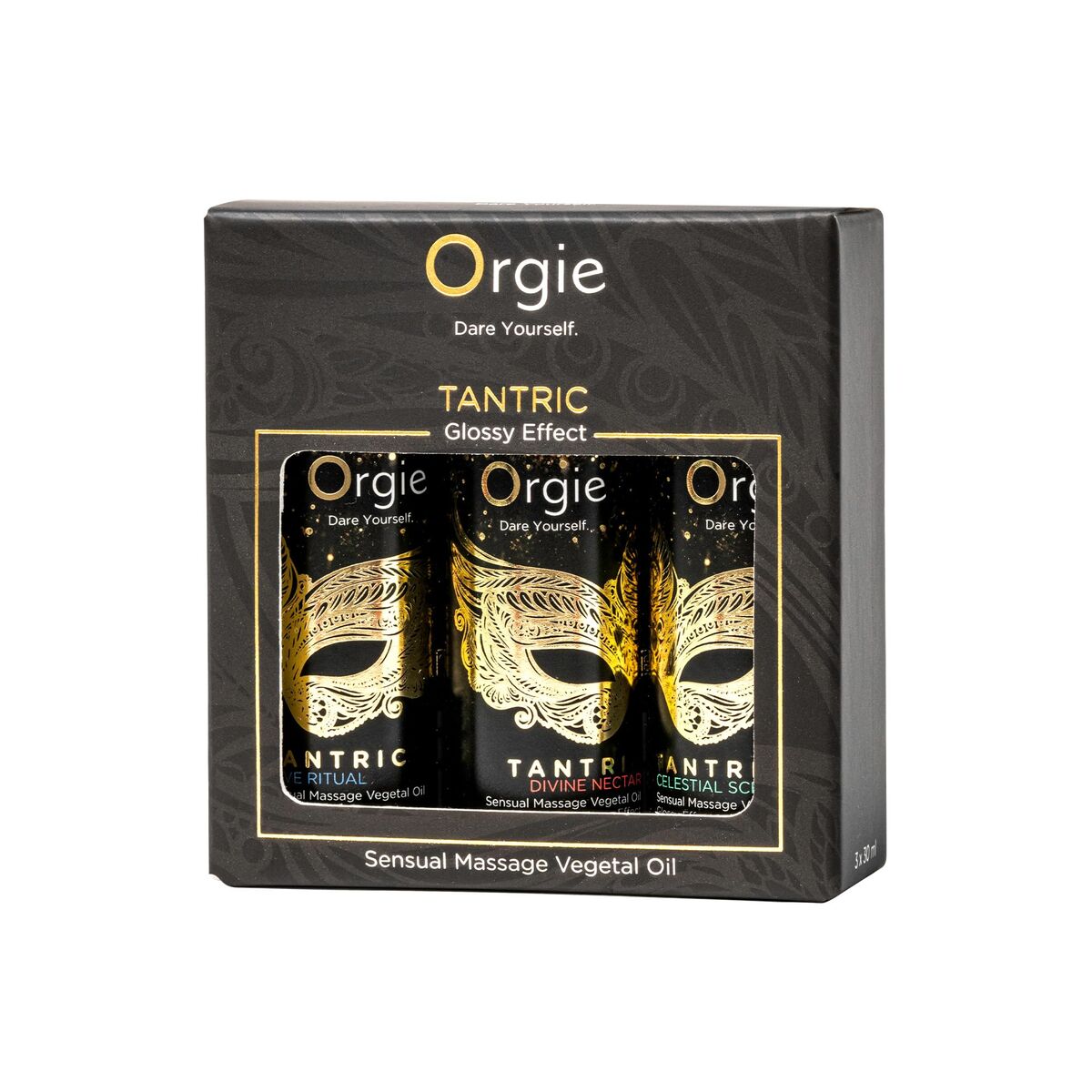 Olio per Massaggio Erotico Orgie Tantric Mini 30 ml x 3