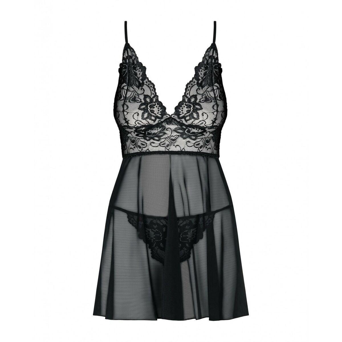 Babydoll & Tanga Imperia S/M Obsessive Idillia babydoll Nero