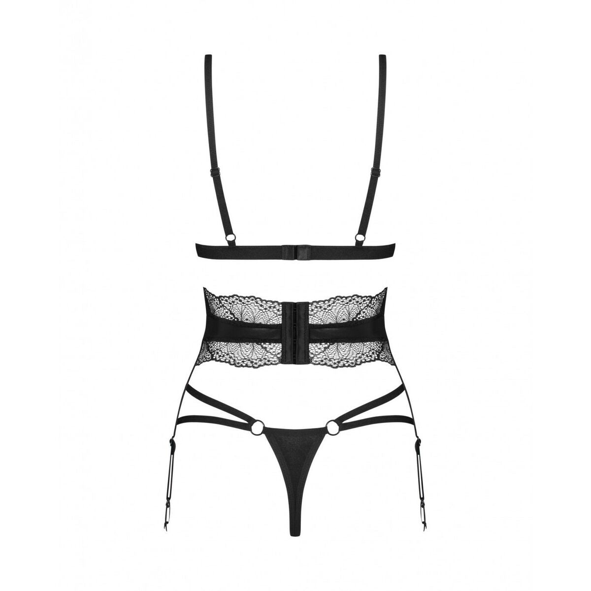 Set di Lingerie Obsessive XL/XXL 3 Pezzi