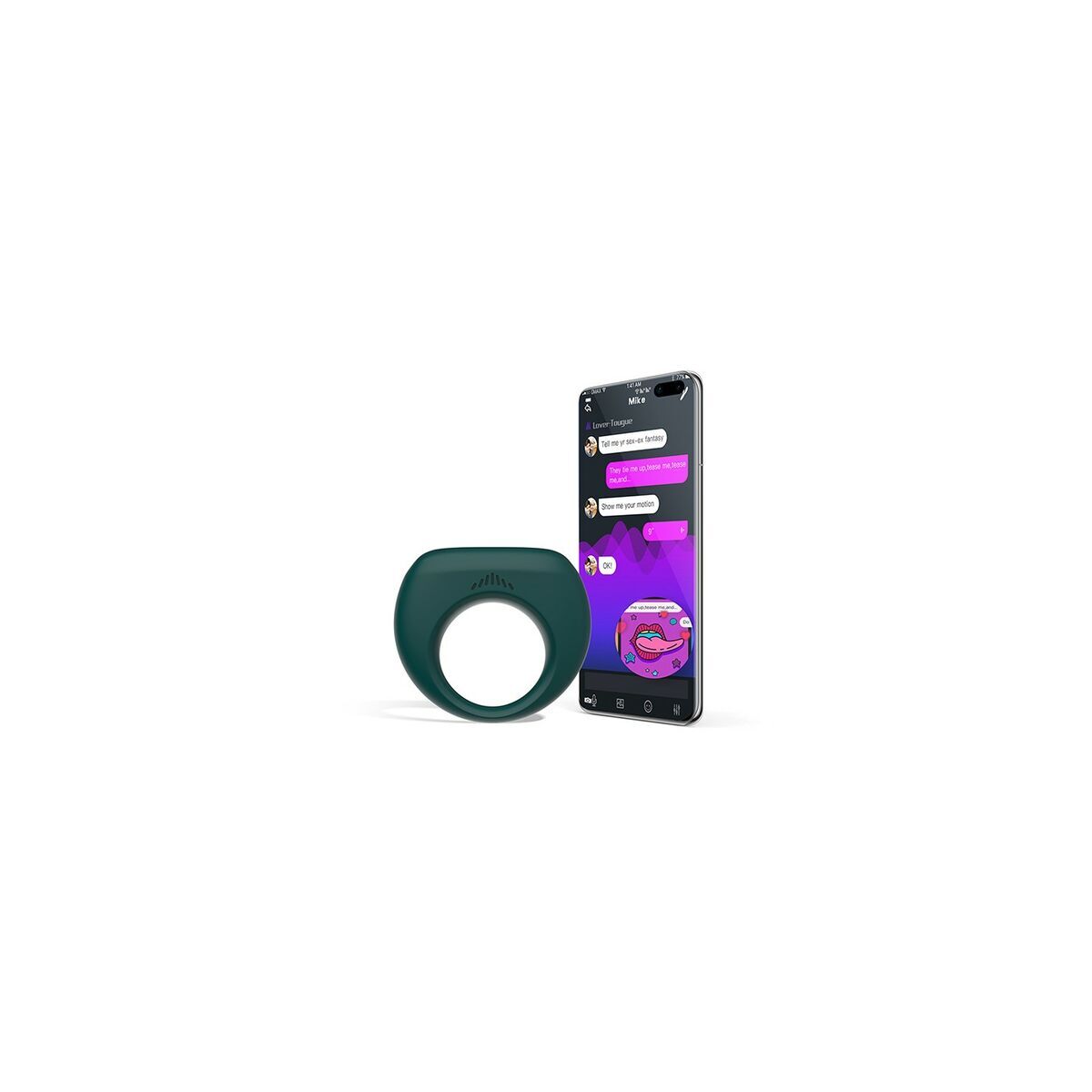Anelli Fallici Magic Motion Verde