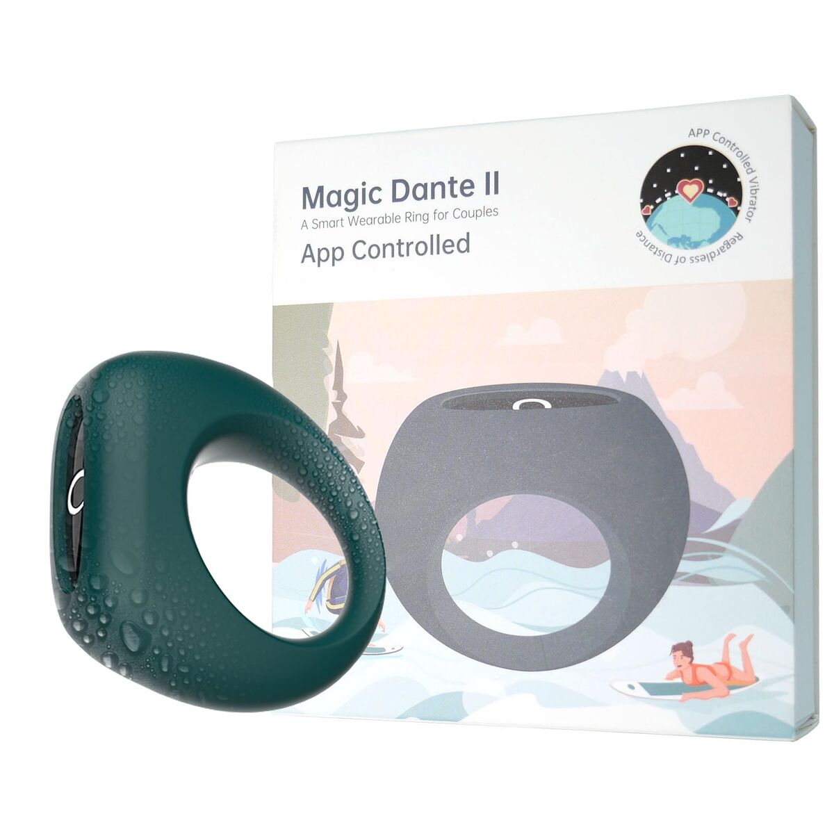 Anelli Fallici Magic Motion Verde