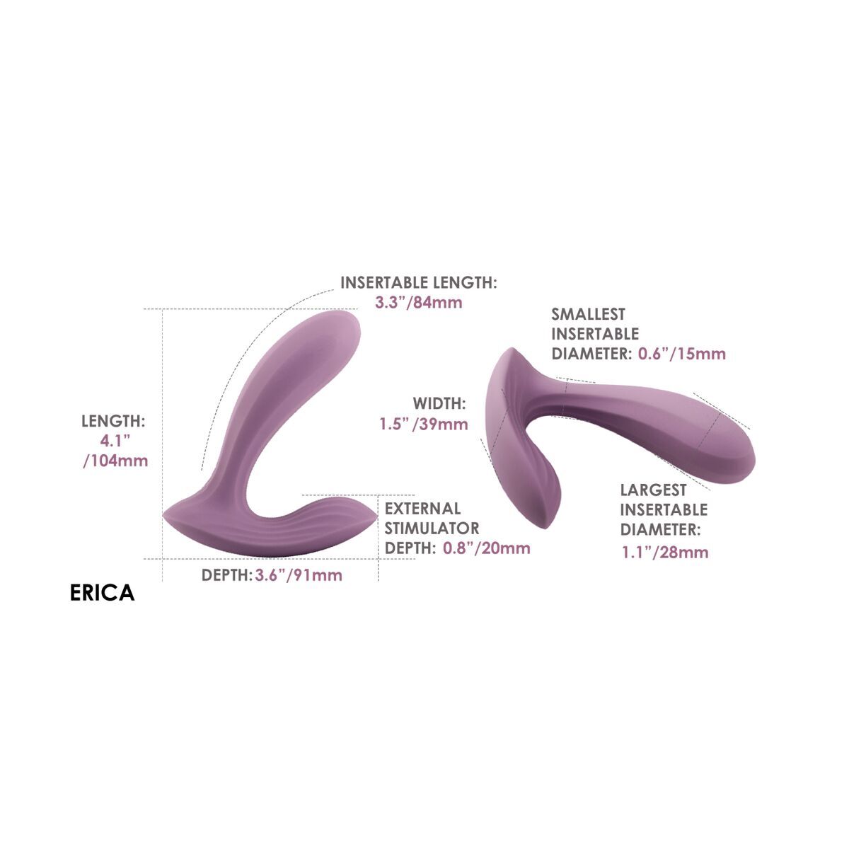 Plug Anale S Pleasures Rosa (8,3 cm)