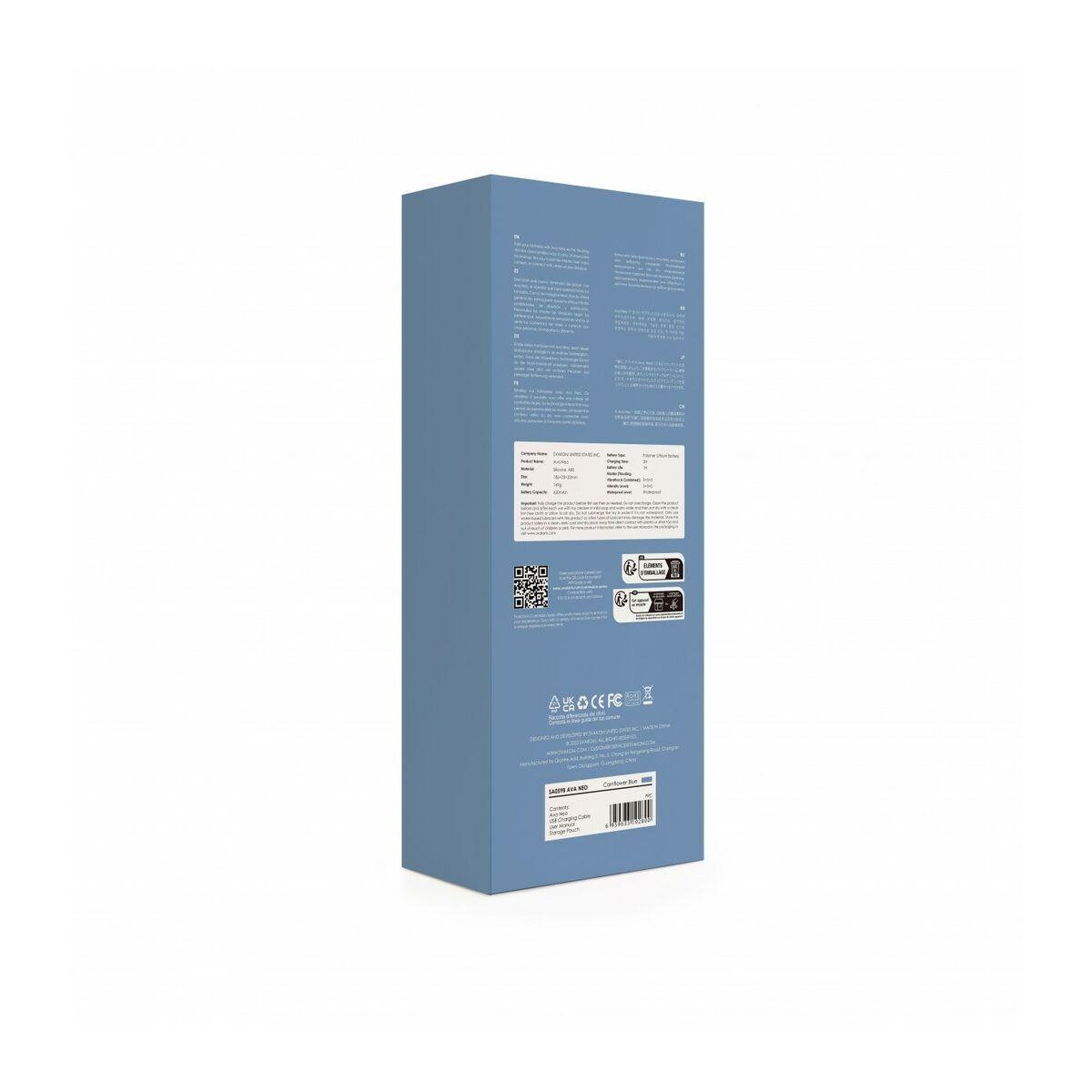 Vibratore per il Punto-G Svakom Azzurro
