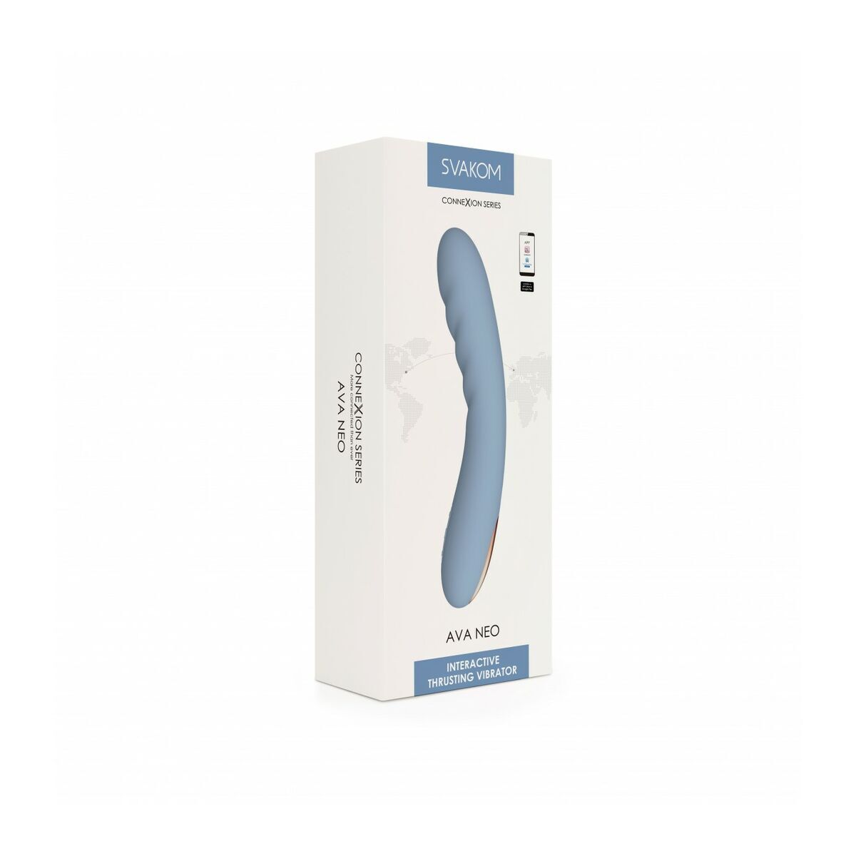 Vibratore per il Punto-G Svakom Azzurro