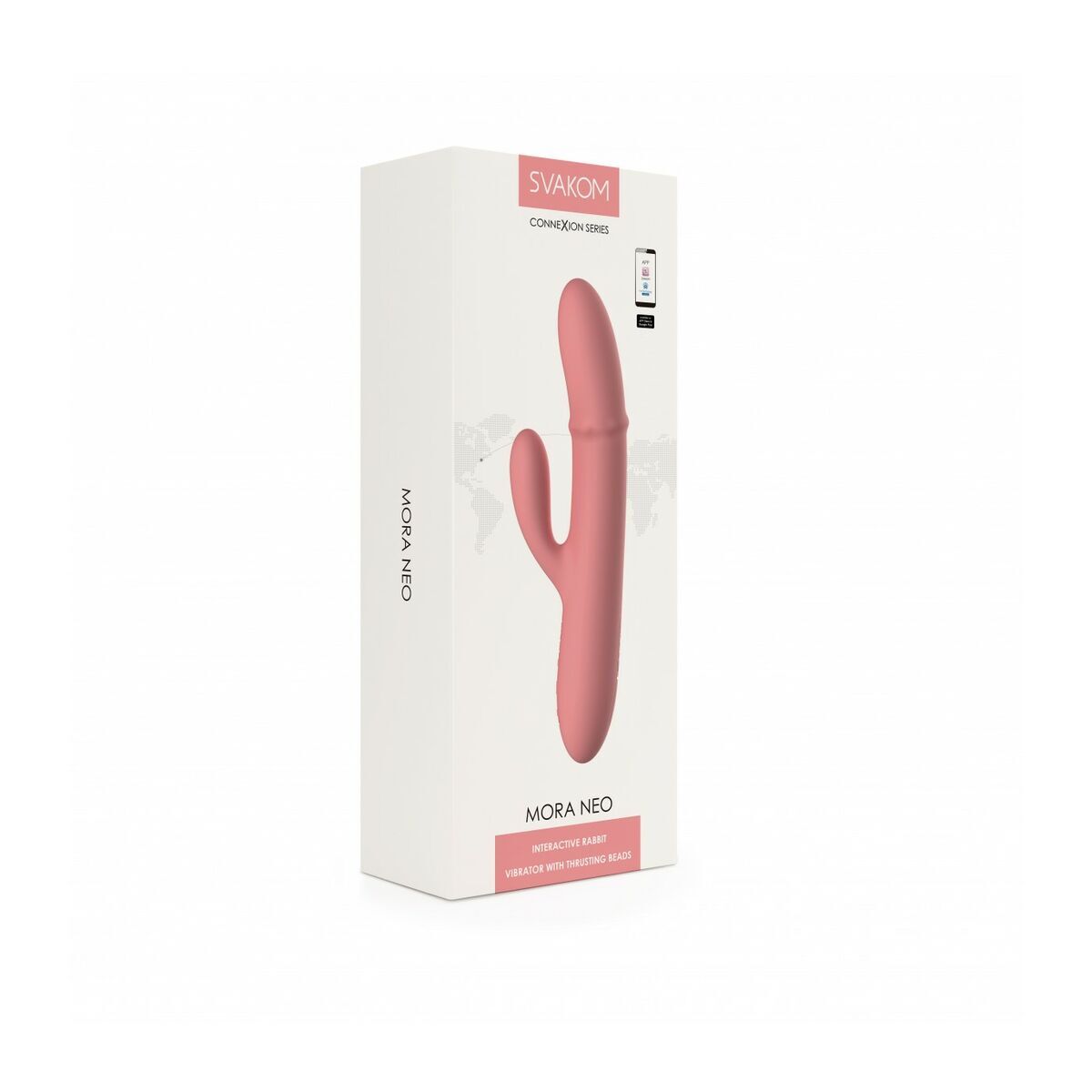 Vibratore Doppia Stimolazione Svakom Rosa Pesca
