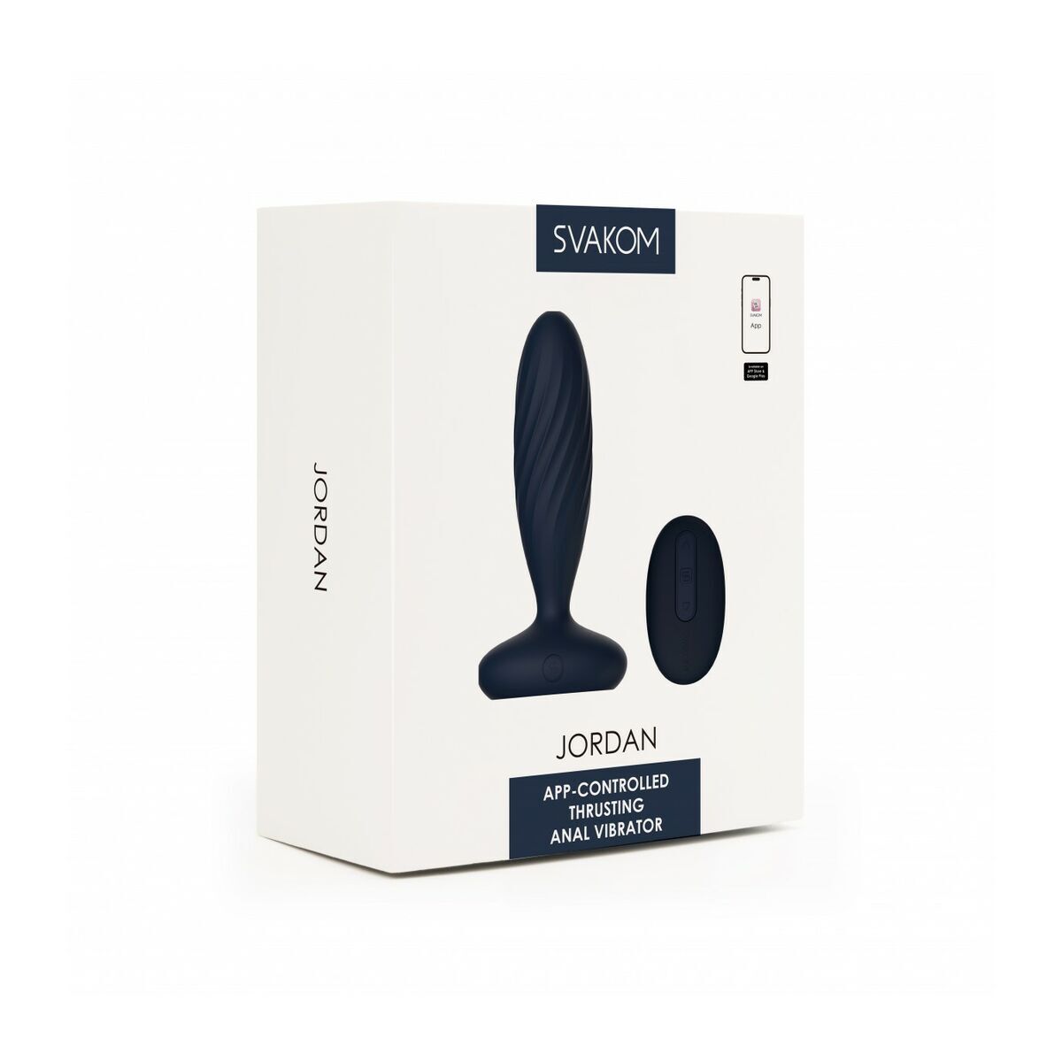 Plug Anale Svakom Nero (10 cm)