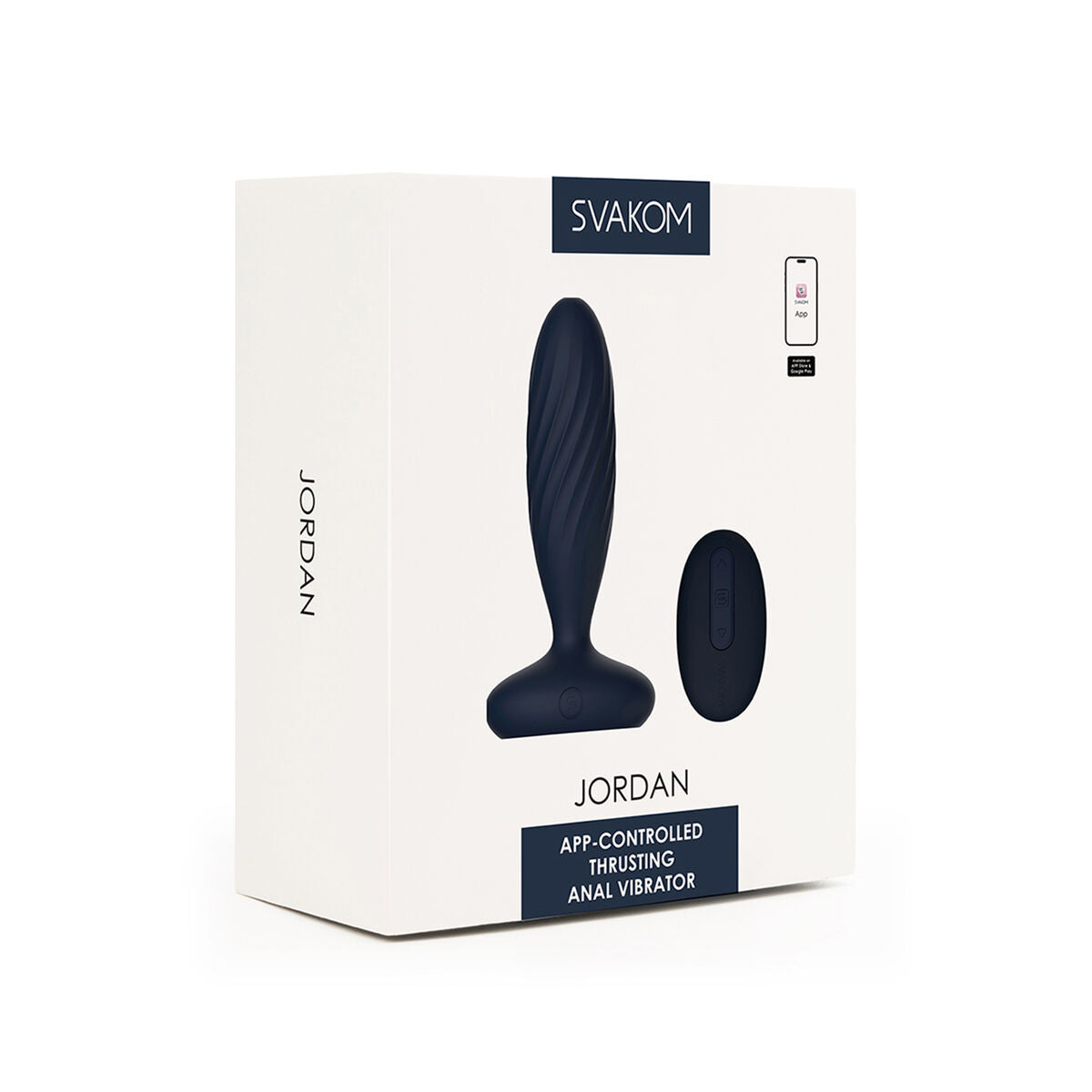 Plug Anale Svakom Nero (10 cm)