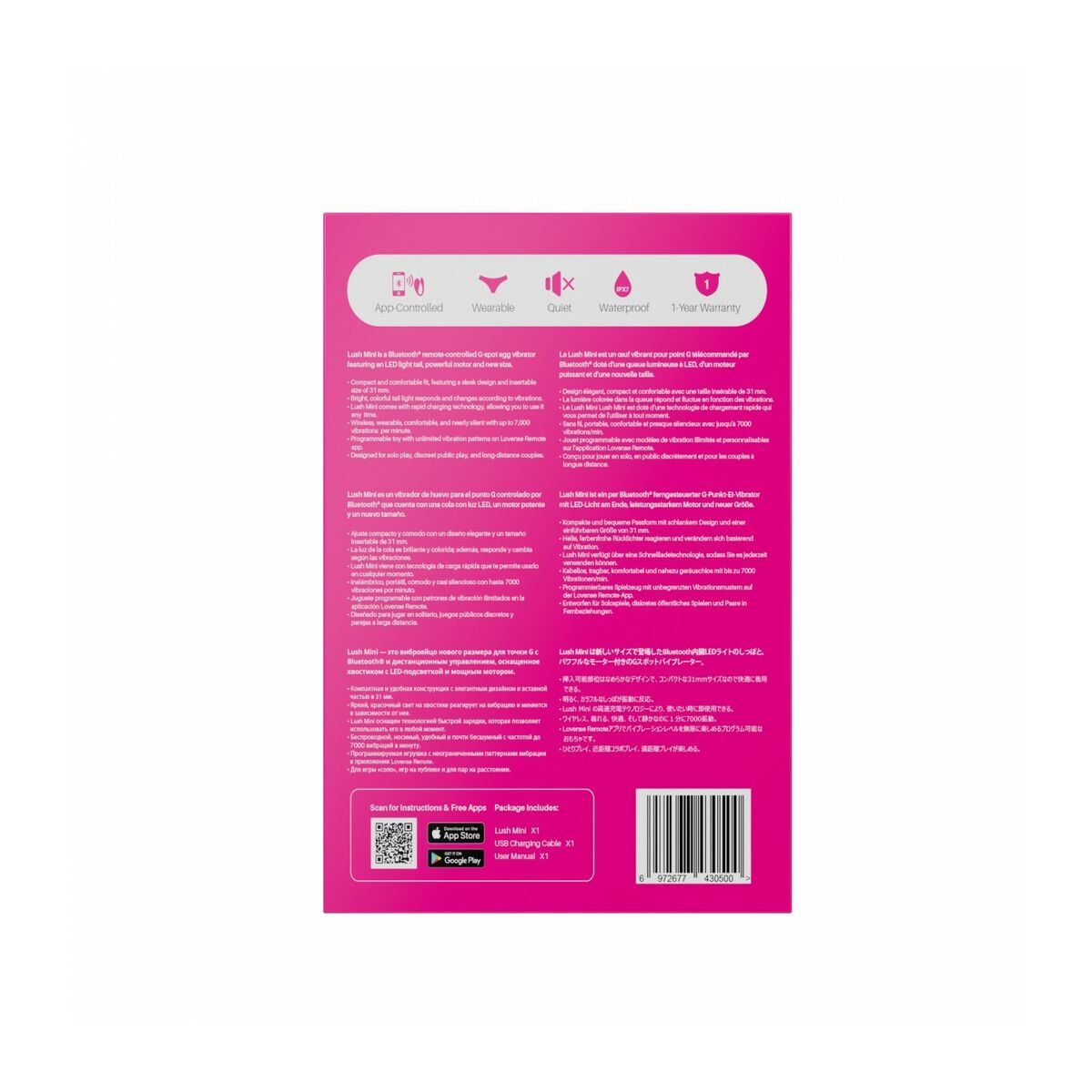 Vibratore per il Punto-G Lovense LUSH 4