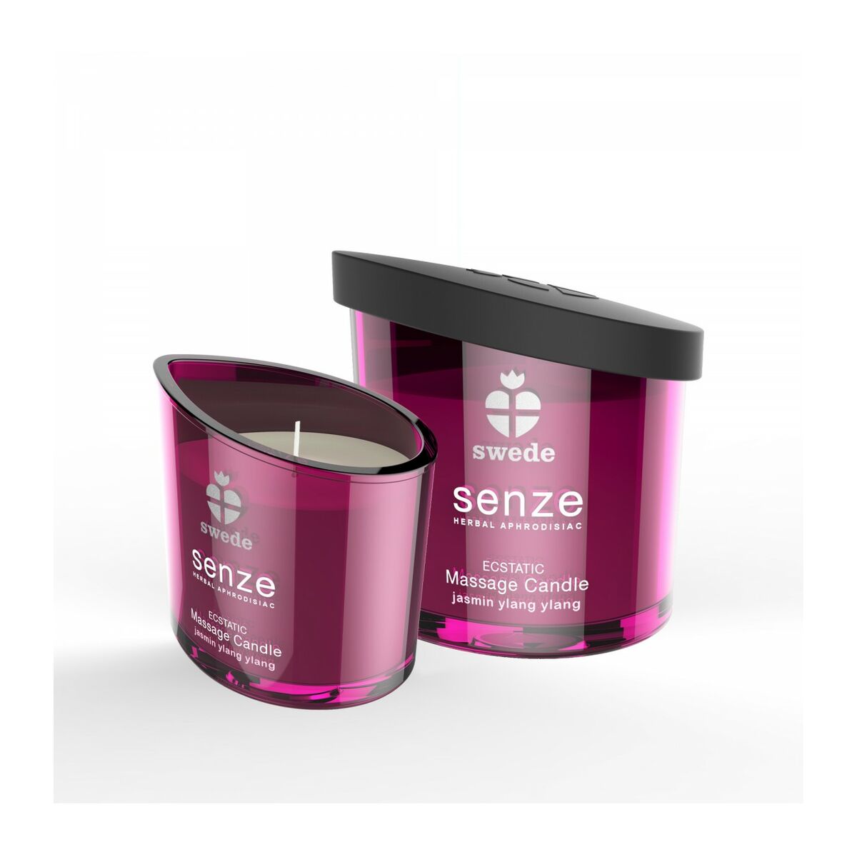 Pacco Misto di Candele con Olio Per Massaggio 3 pz Swede Ecstatic Gelsomino