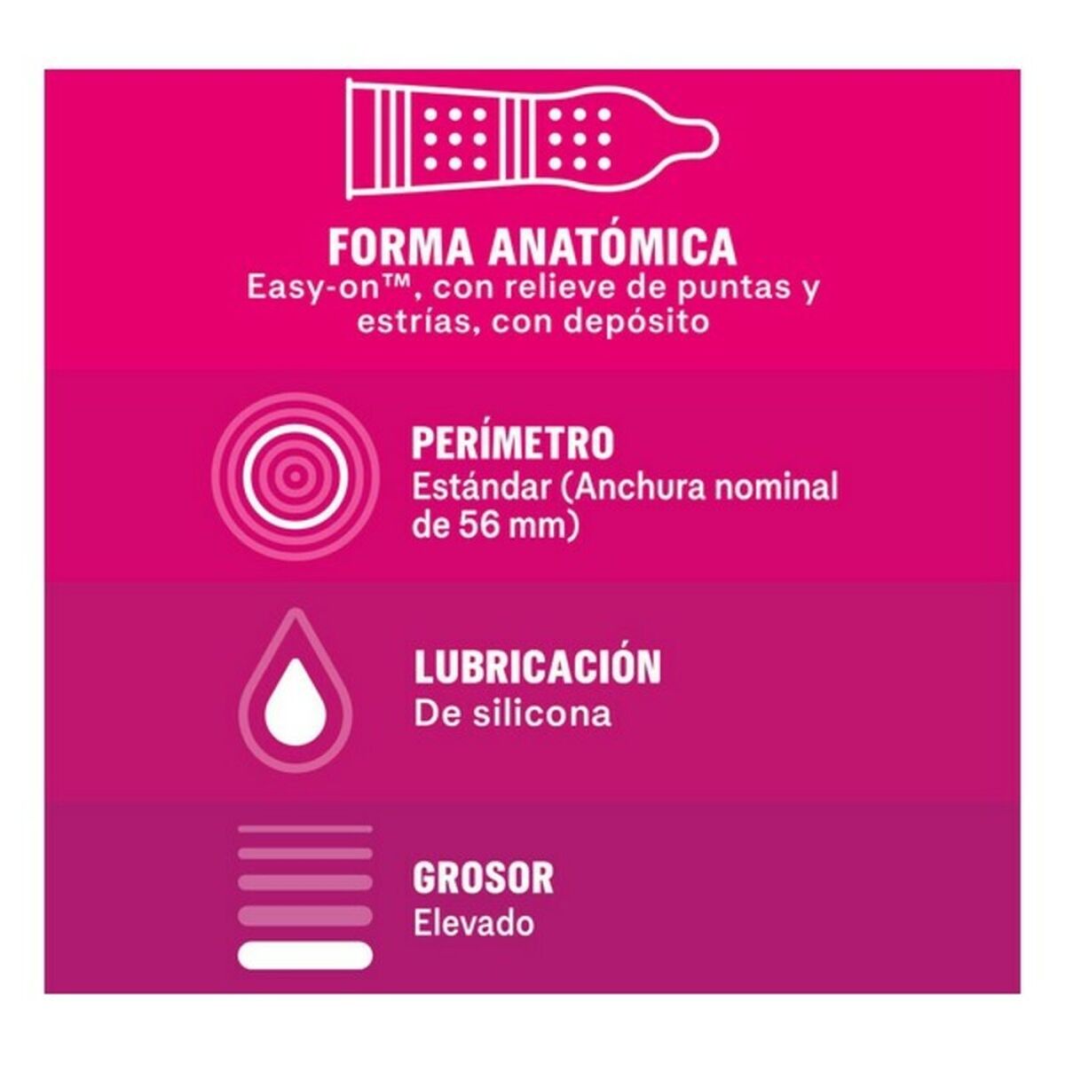 Preservativi Durex Dame Placer (12 uds)
