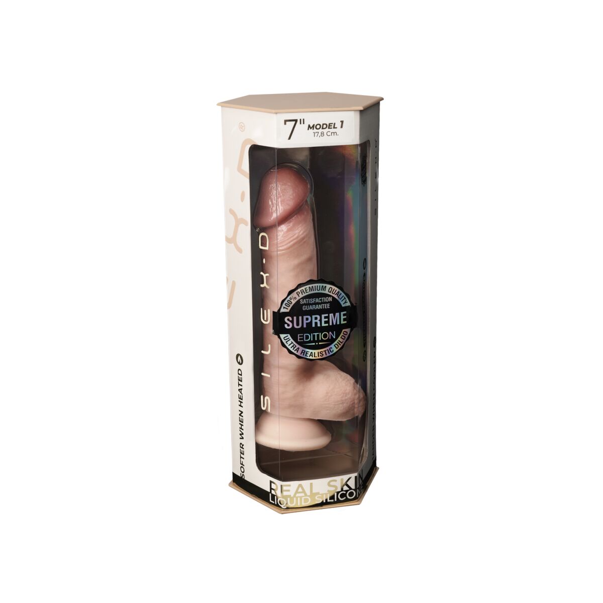 Dildo Realistico Silexd Silicone Ø 6 cm Ø 3,8 cm (13 cm)