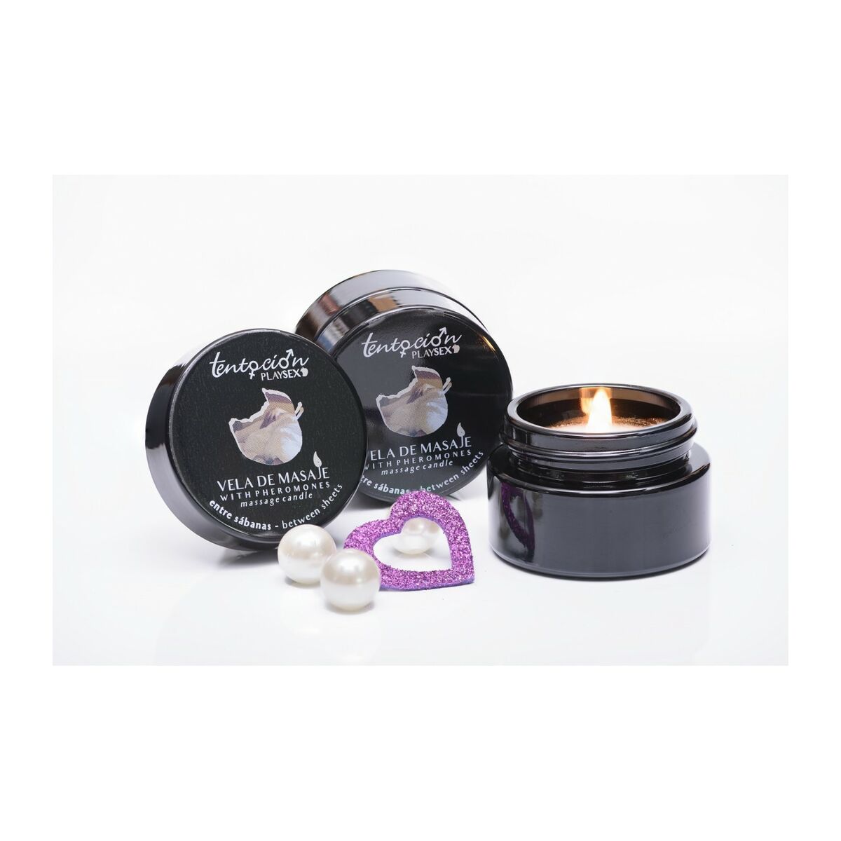 Candela Massaggio Tentacion Between Sheets 20 ml Con feromoni