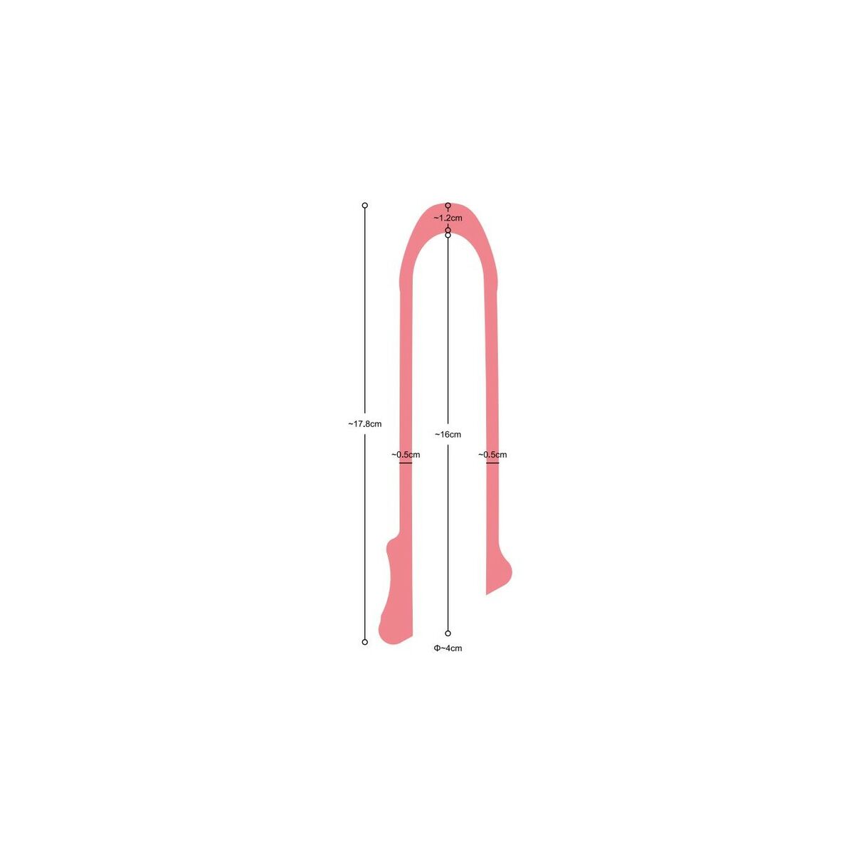 Cover per pene Virgite 17,8 cm