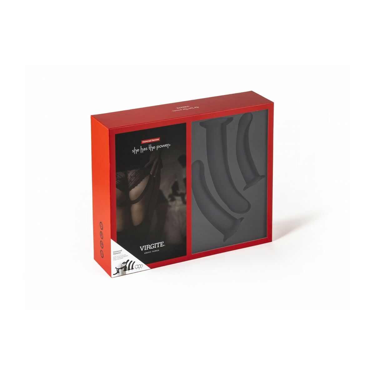 Dildo Indossabile Virgite Nero S/M/L