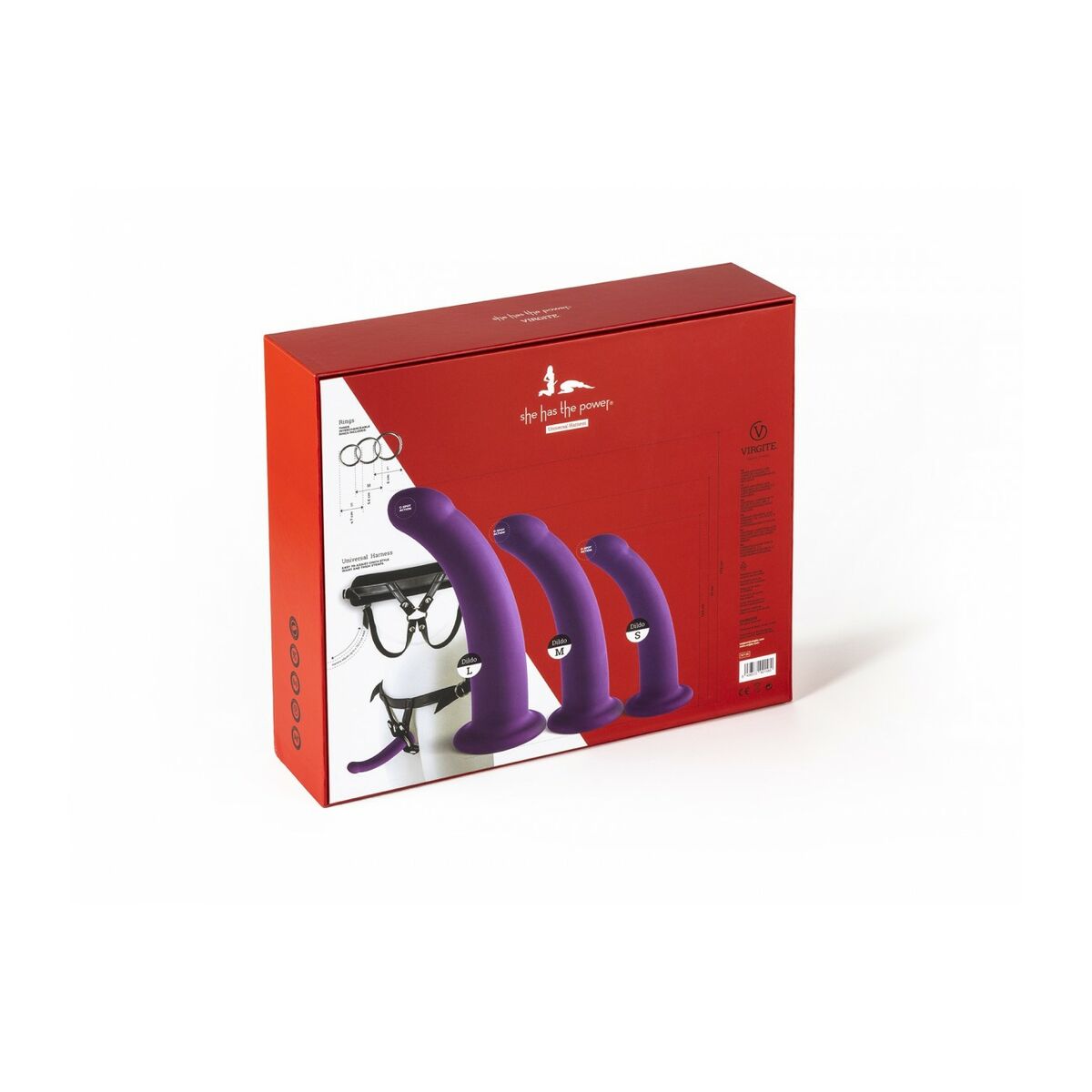 Dildo Indossabile Virgite Viola S/M/L