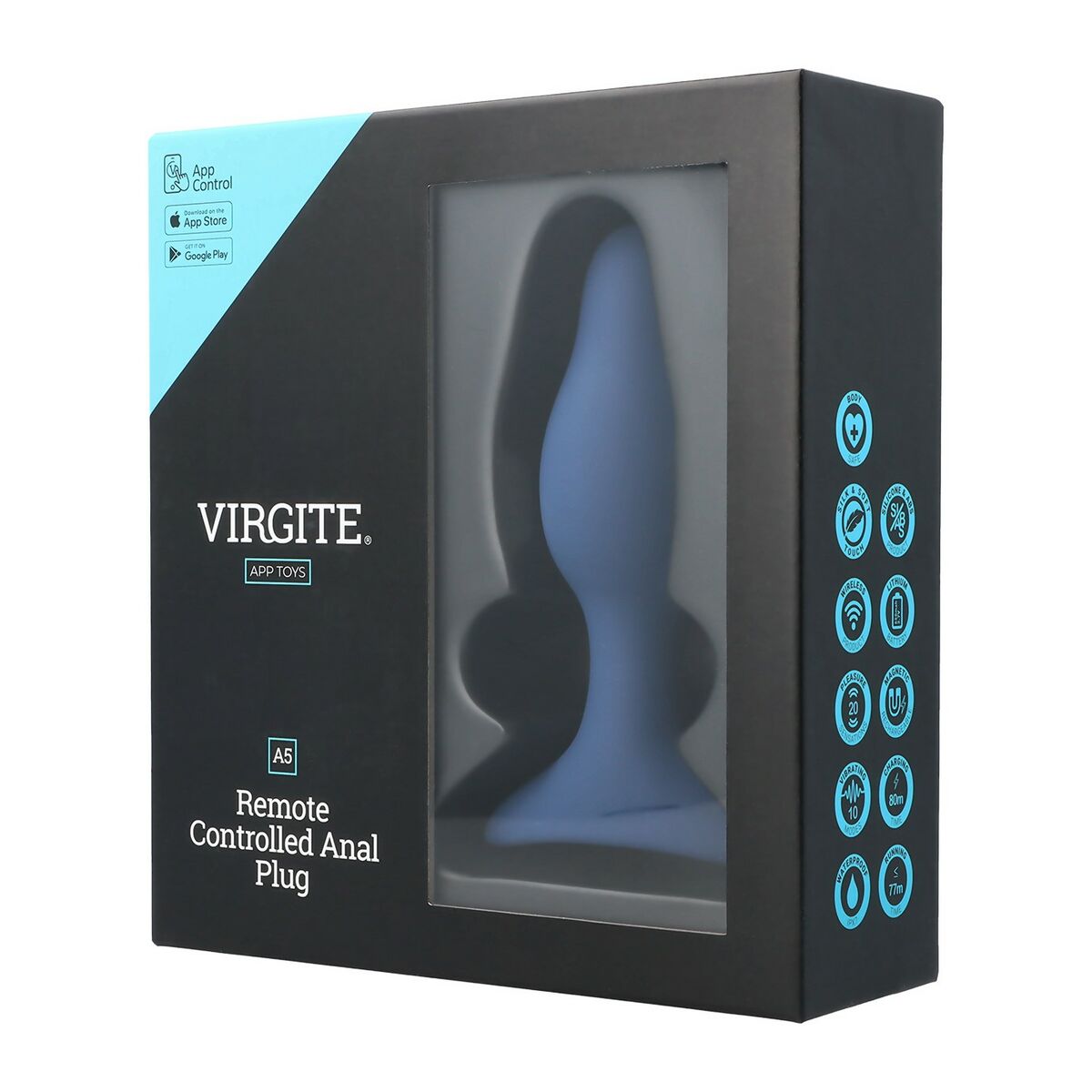 Plug Anale Virgite (12 cm)