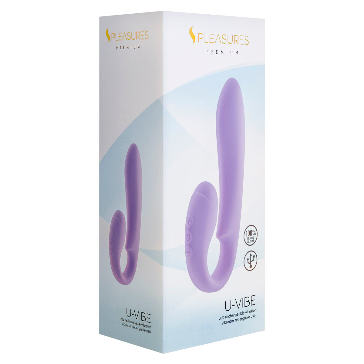 Vibratore Doppia Stimolazione S Pleasures Lavanda